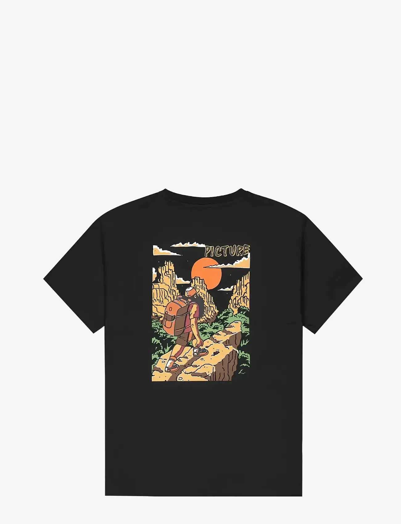 PICTURE ORGANIC CLOTHING - NIGHTKING TEE - alussärgid ja t-särgid - b black - 2
