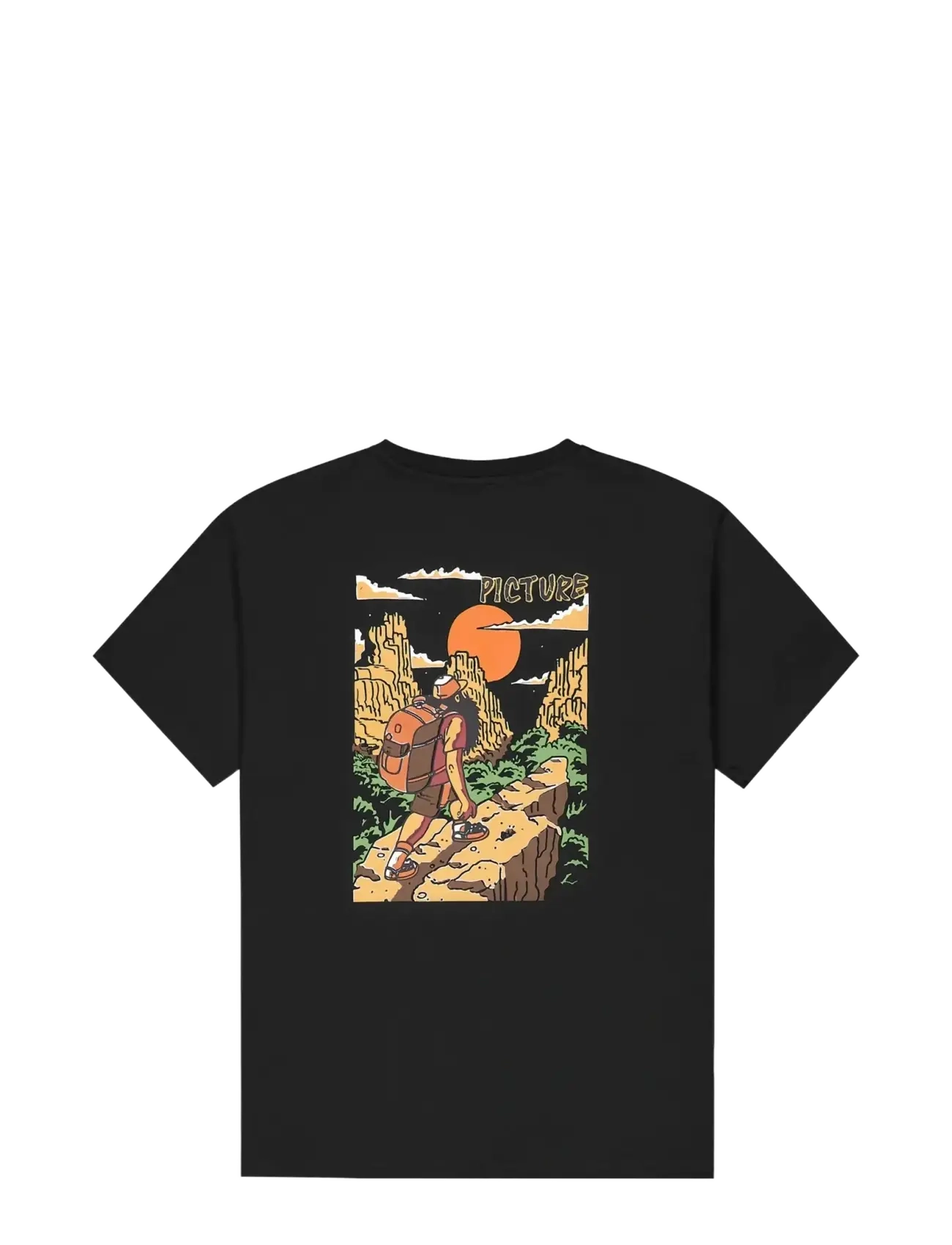PICTURE ORGANIC CLOTHING - NIGHTKING TEE - t-shirts - b black - 2