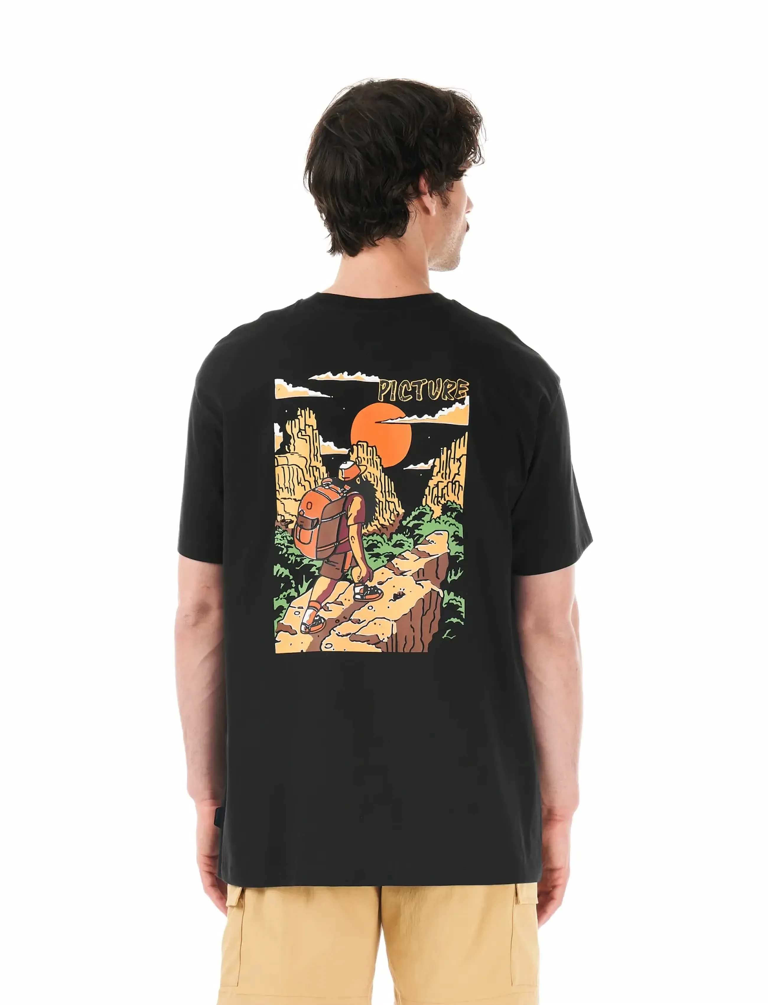 PICTURE ORGANIC CLOTHING NIGHTKING TEE - PICTURE ORGANIC CLOTHING - B BLACK / black