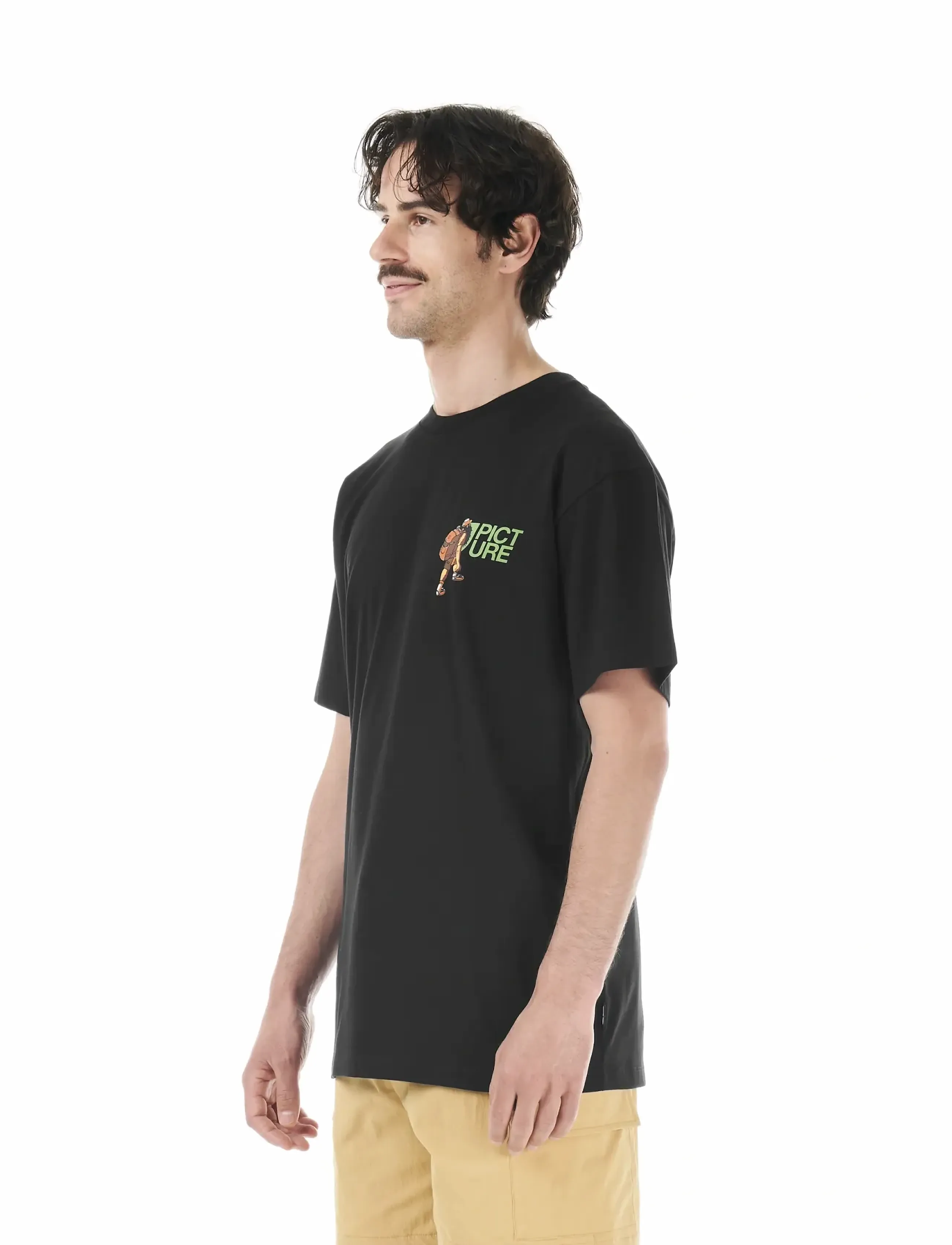 PICTURE ORGANIC CLOTHING - NIGHTKING TEE - t-shirts - b black - 4