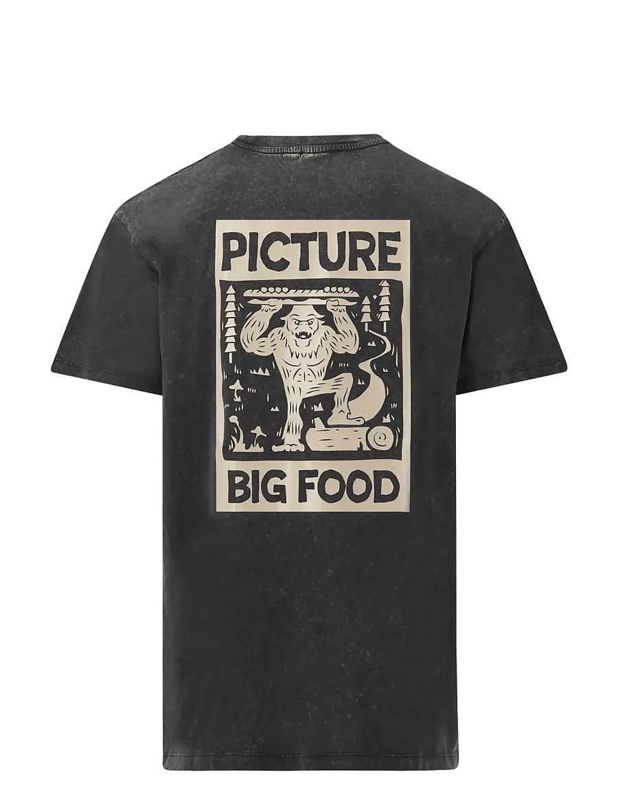 PICTURE ORGANIC CLOTHING - BIGFOOT TEE - tops & t-shirts - black washed - 2