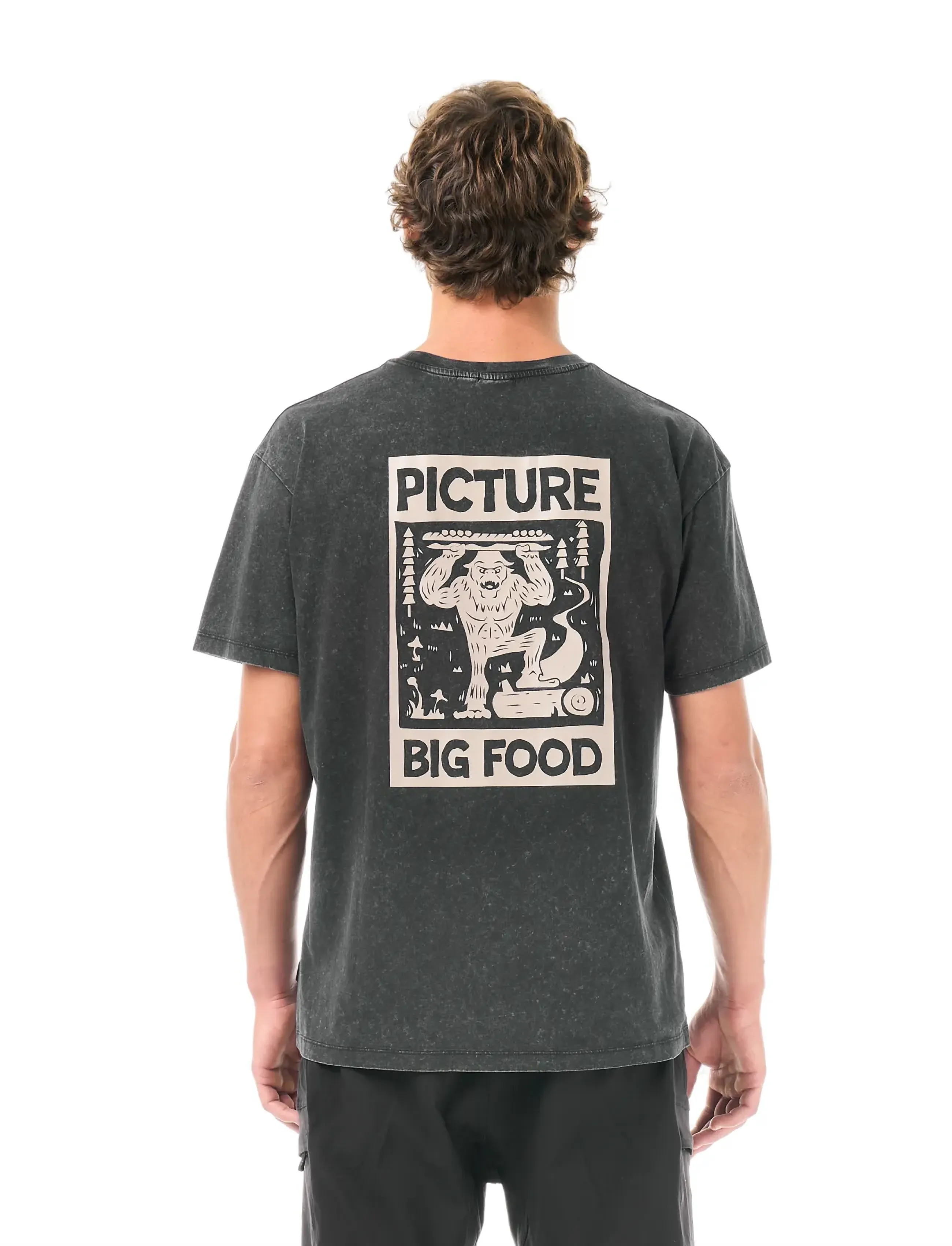 PICTURE ORGANIC CLOTHING - BIGFOOT TEE - tops & t-shirts - black washed - 3