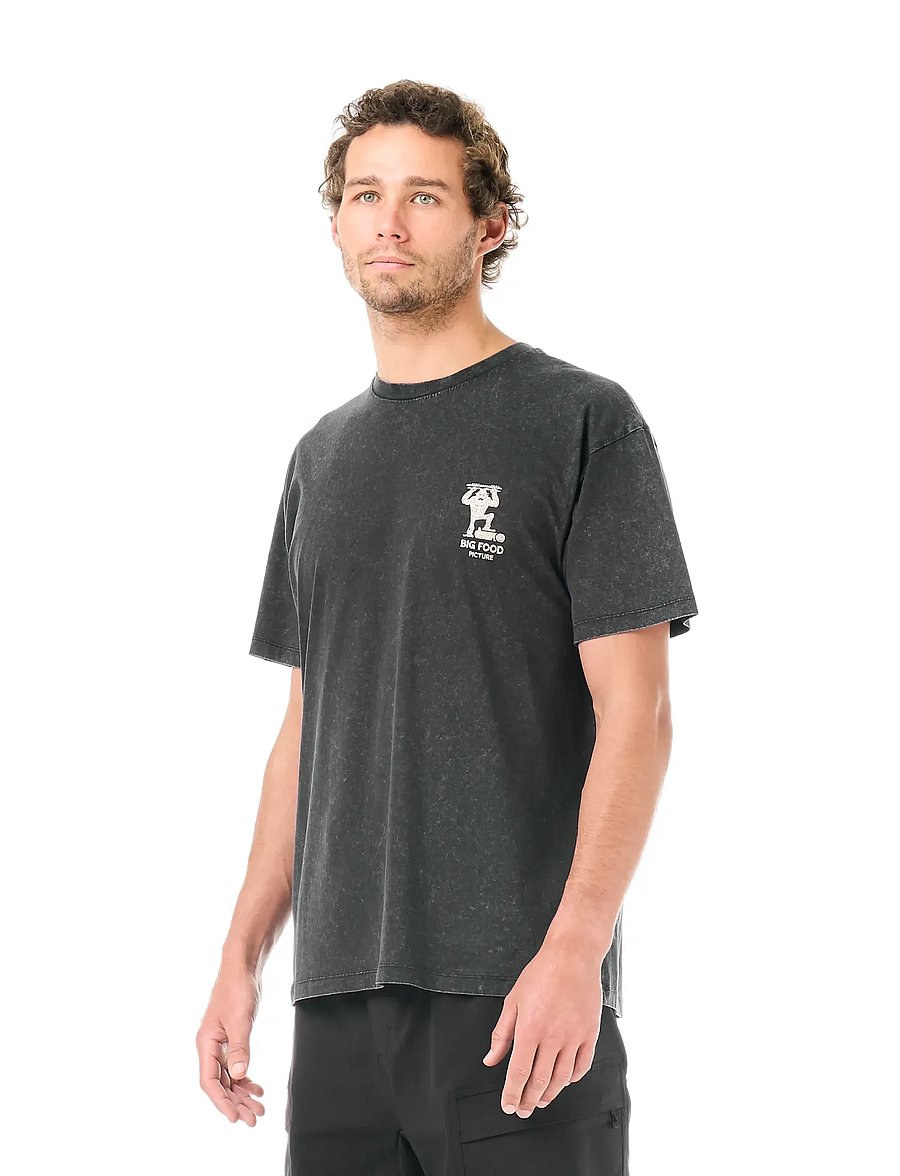 PICTURE ORGANIC CLOTHING - BIGFOOT TEE - tops & t-shirts - black washed - 4