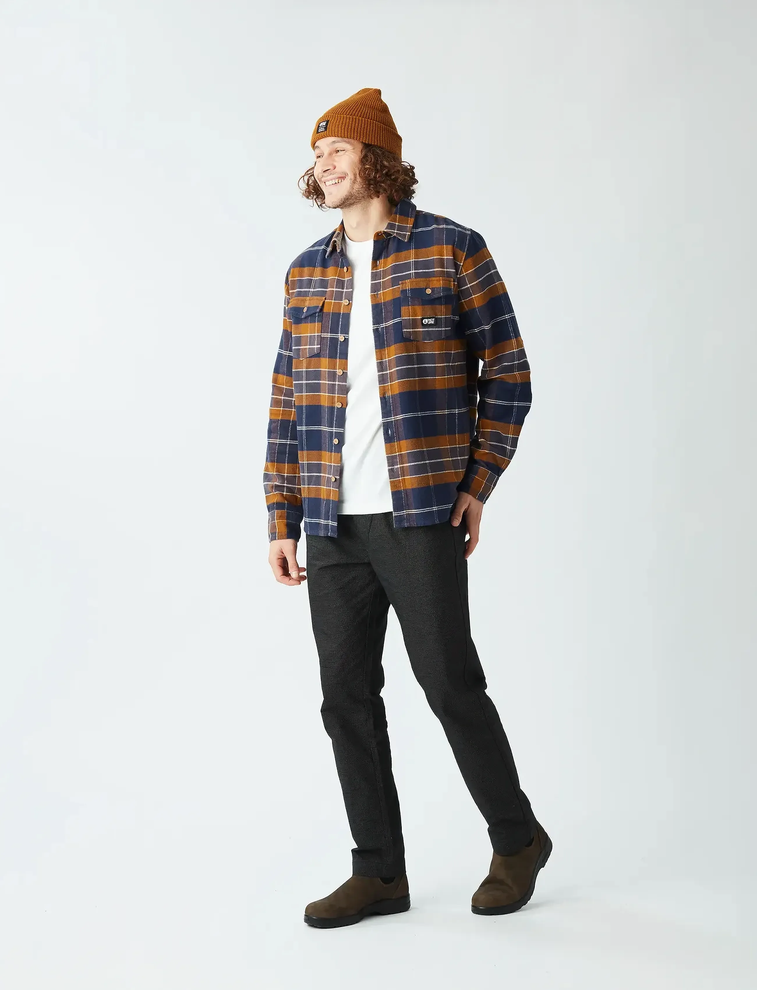 PICTURE ORGANIC CLOTHING - HILLSBORO SHIRT - flannel-skjorter - n patriot blue - 4