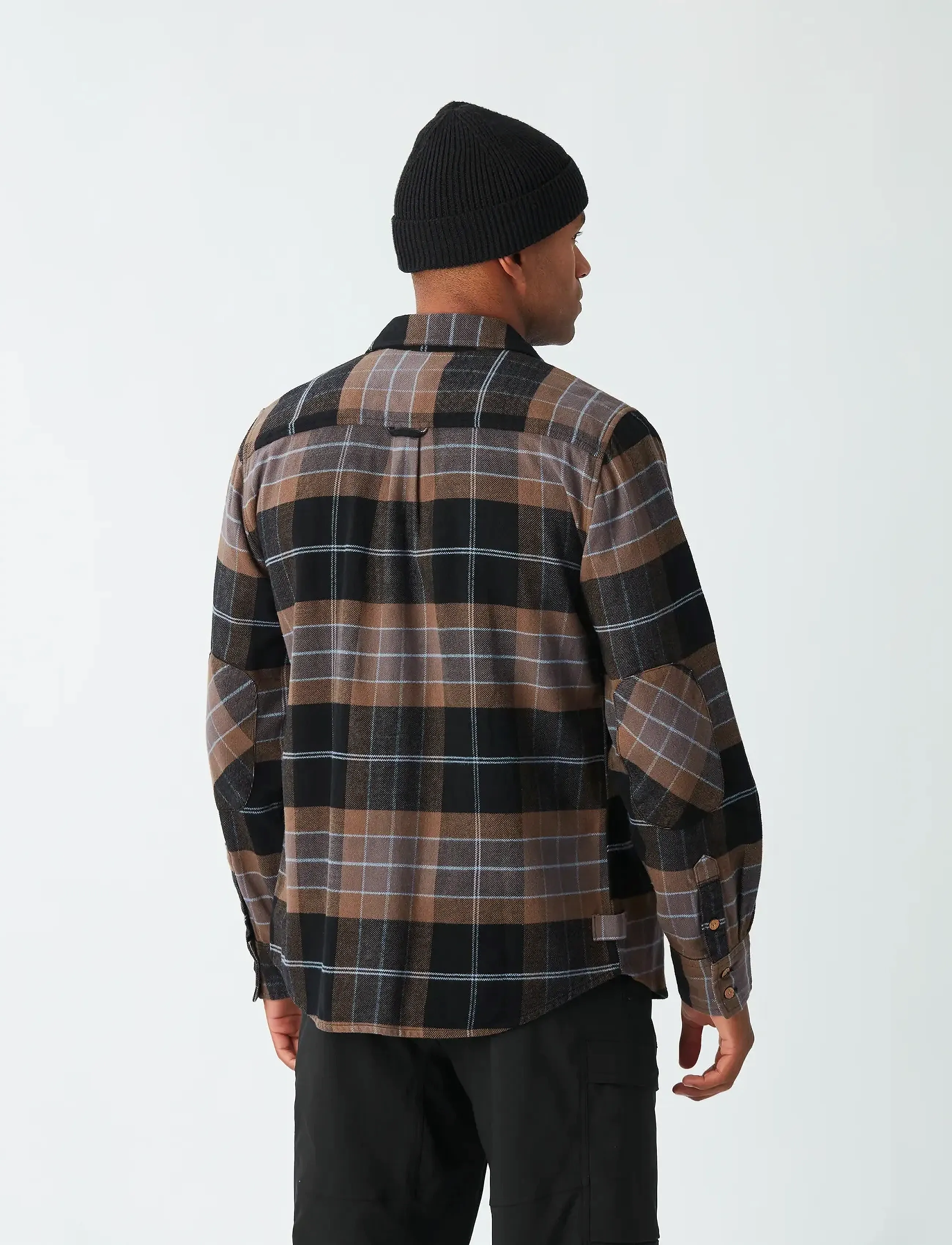 PICTURE ORGANIC CLOTHING - HILLSBORO SHIRT - chemises en flanelle - o shitake - 4