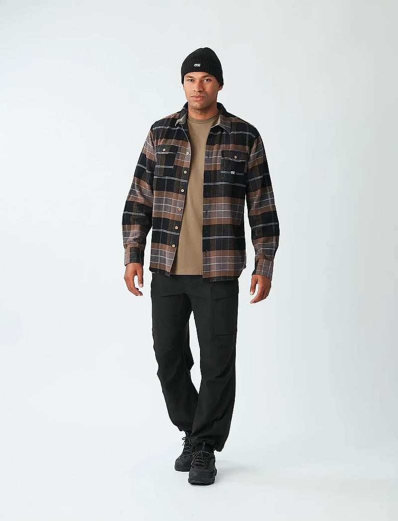 PICTURE ORGANIC CLOTHING - HILLSBORO SHIRT - chemises en flanelle - o shitake - 5