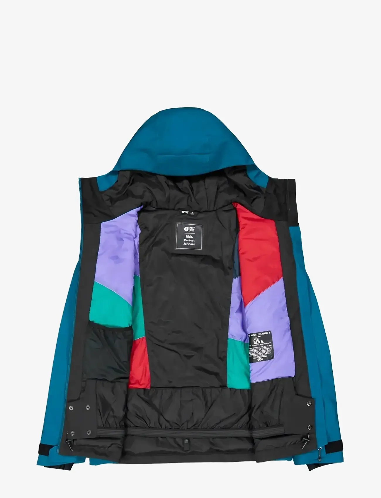 PICTURE ORGANIC CLOTHING - NITRIC JKT - skijakker - d serenity blue - 3