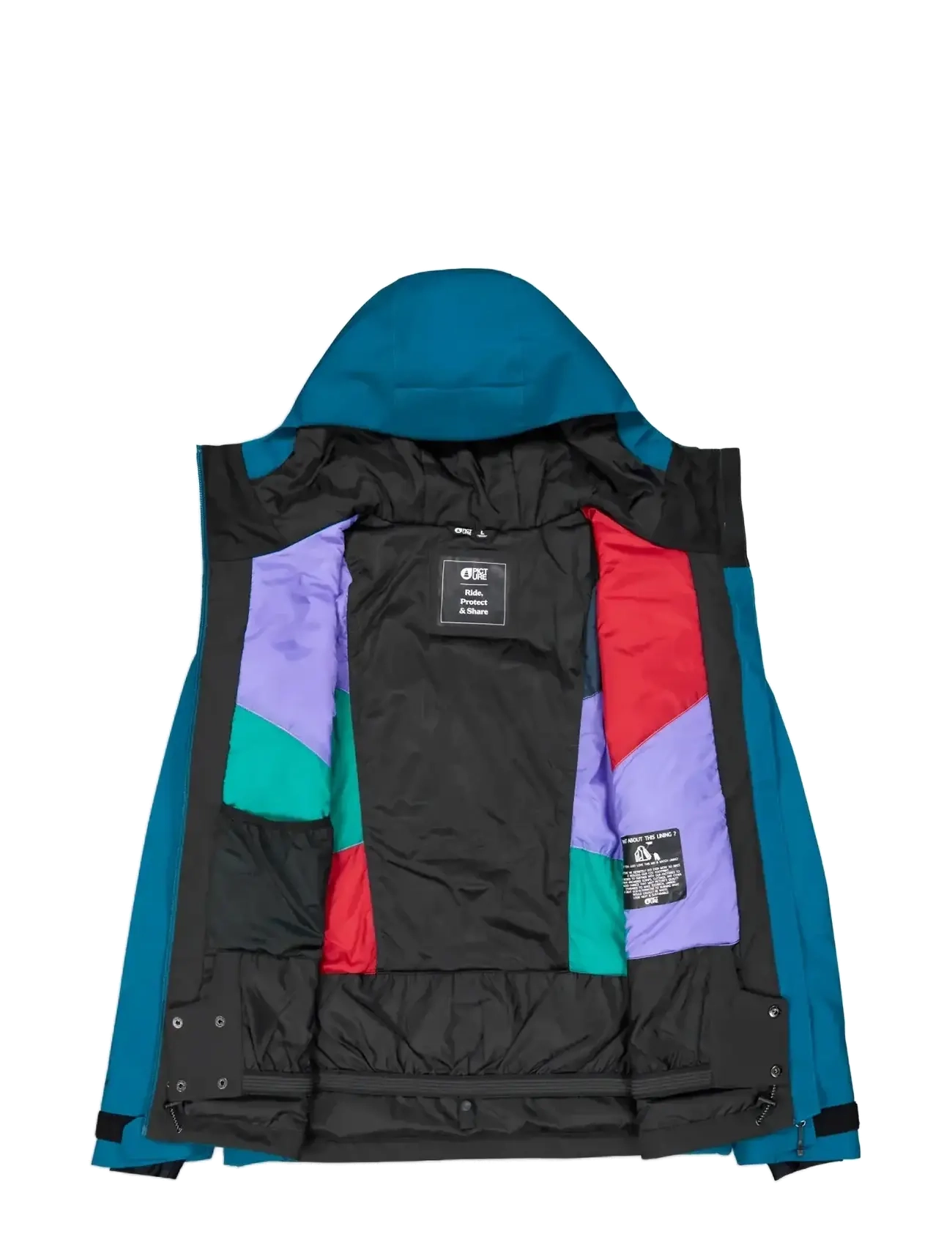 PICTURE ORGANIC CLOTHING - NITRIC JKT - skijakker - d serenity blue - 3