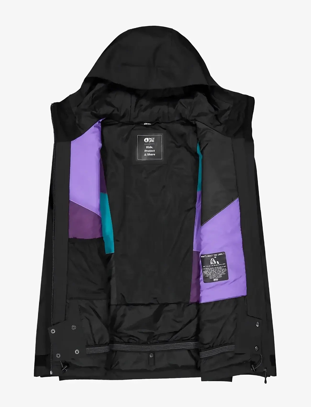 PICTURE ORGANIC CLOTHING - NITRIC JKT - skijakker - f black - 3