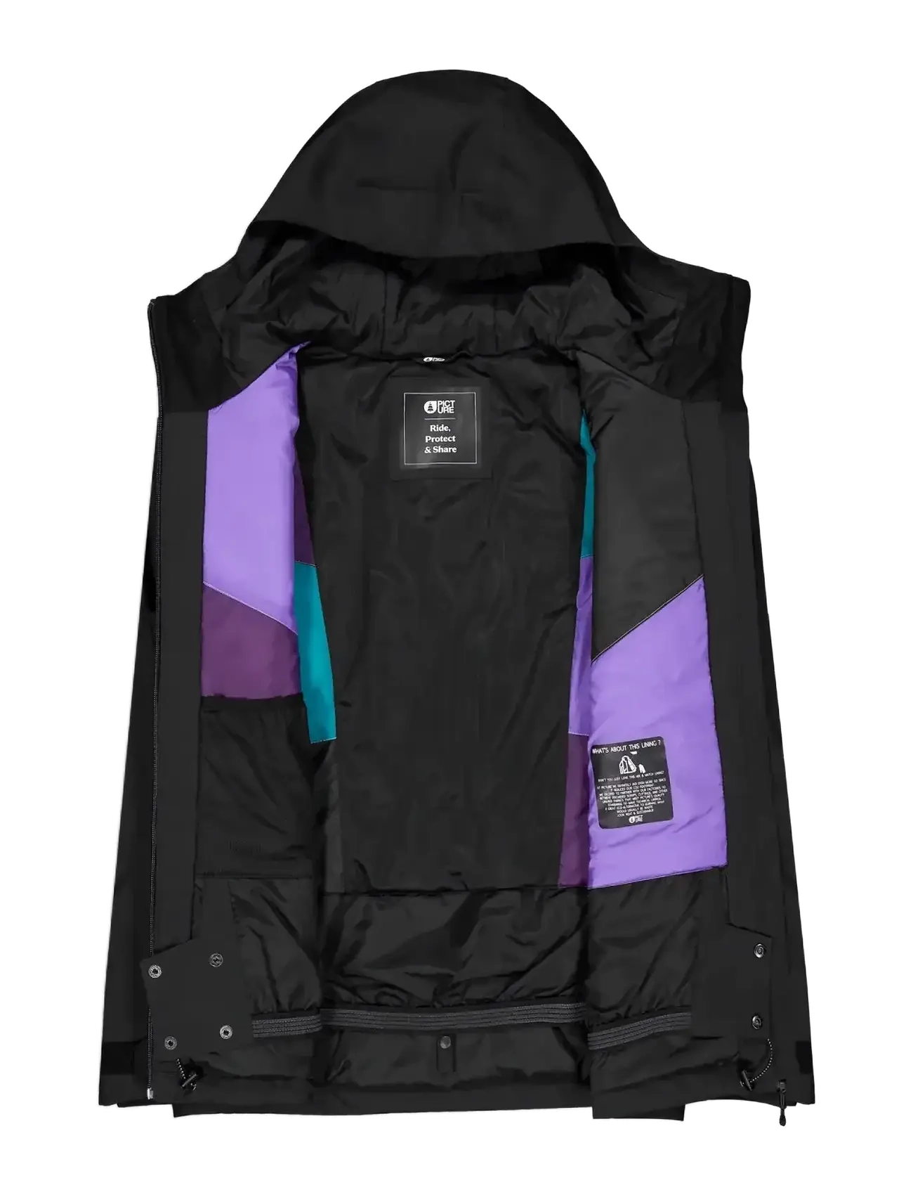 PICTURE ORGANIC CLOTHING - NITRIC JKT - skijakker - f black - 3