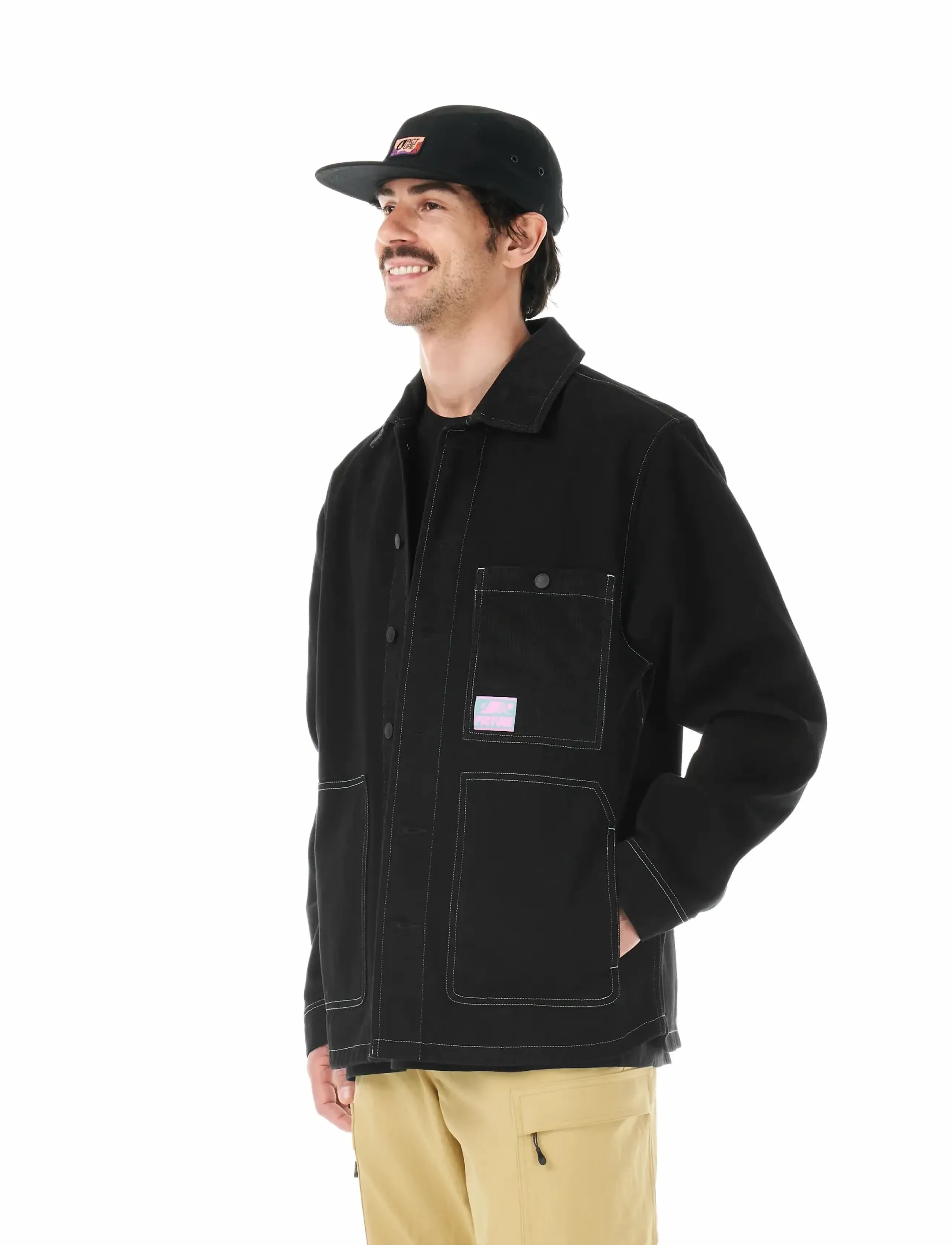 PICTURE ORGANIC CLOTHING Katmeeth Jkt, S, Black, Sport Jackets > Sport Casual Jackets, Herre
