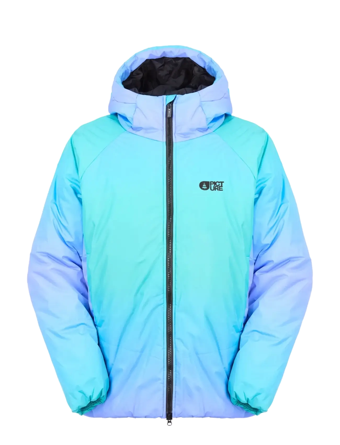 PICTURE ORGANIC CLOTHING PUFFER GRDT JKT - Outerwear - FROZEN GRADIENT PRINT / blue