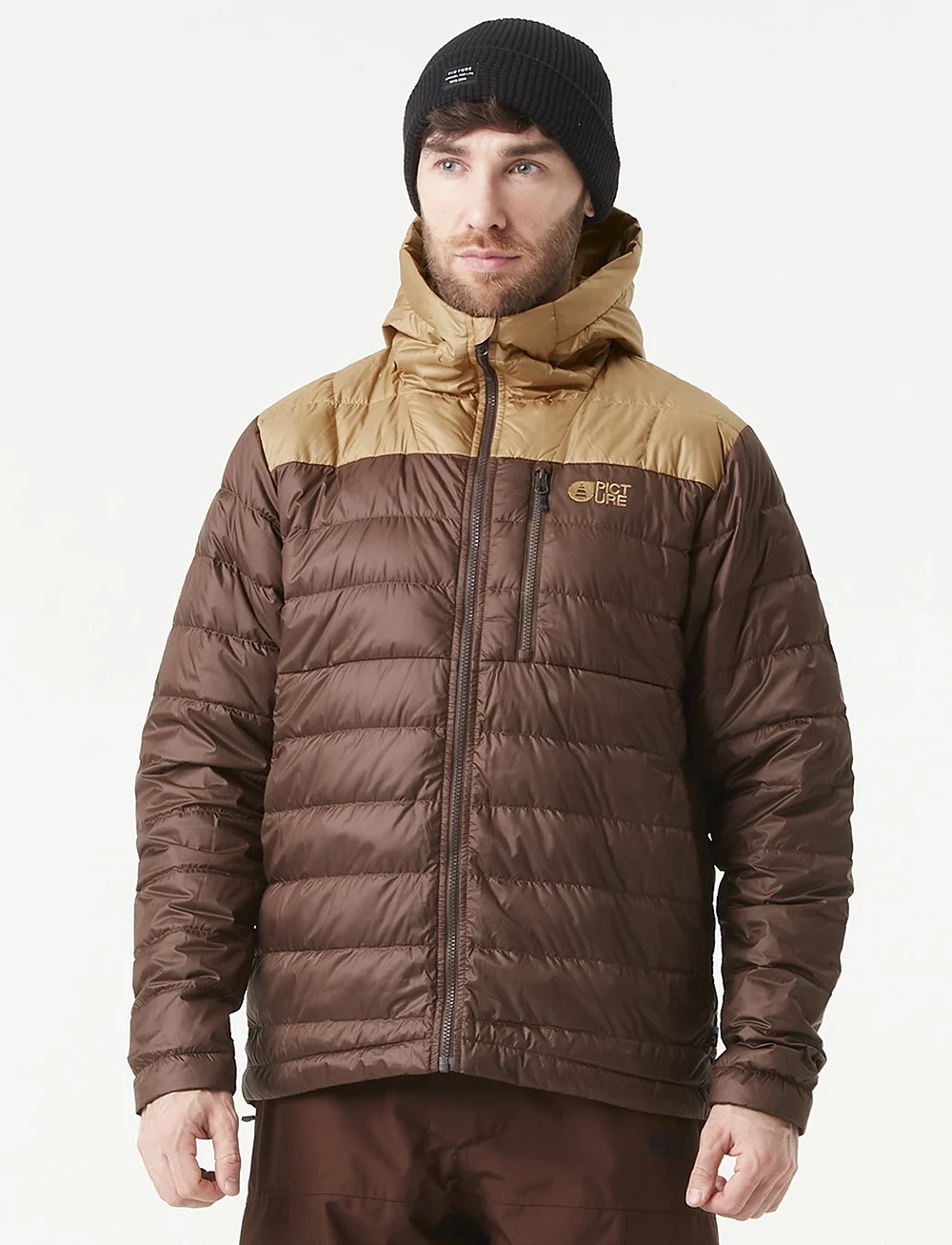 PICTURE ORGANIC CLOTHING - MID PUFF DOWN JKT - outdoor jacken - brown sugar chicory cof - 0