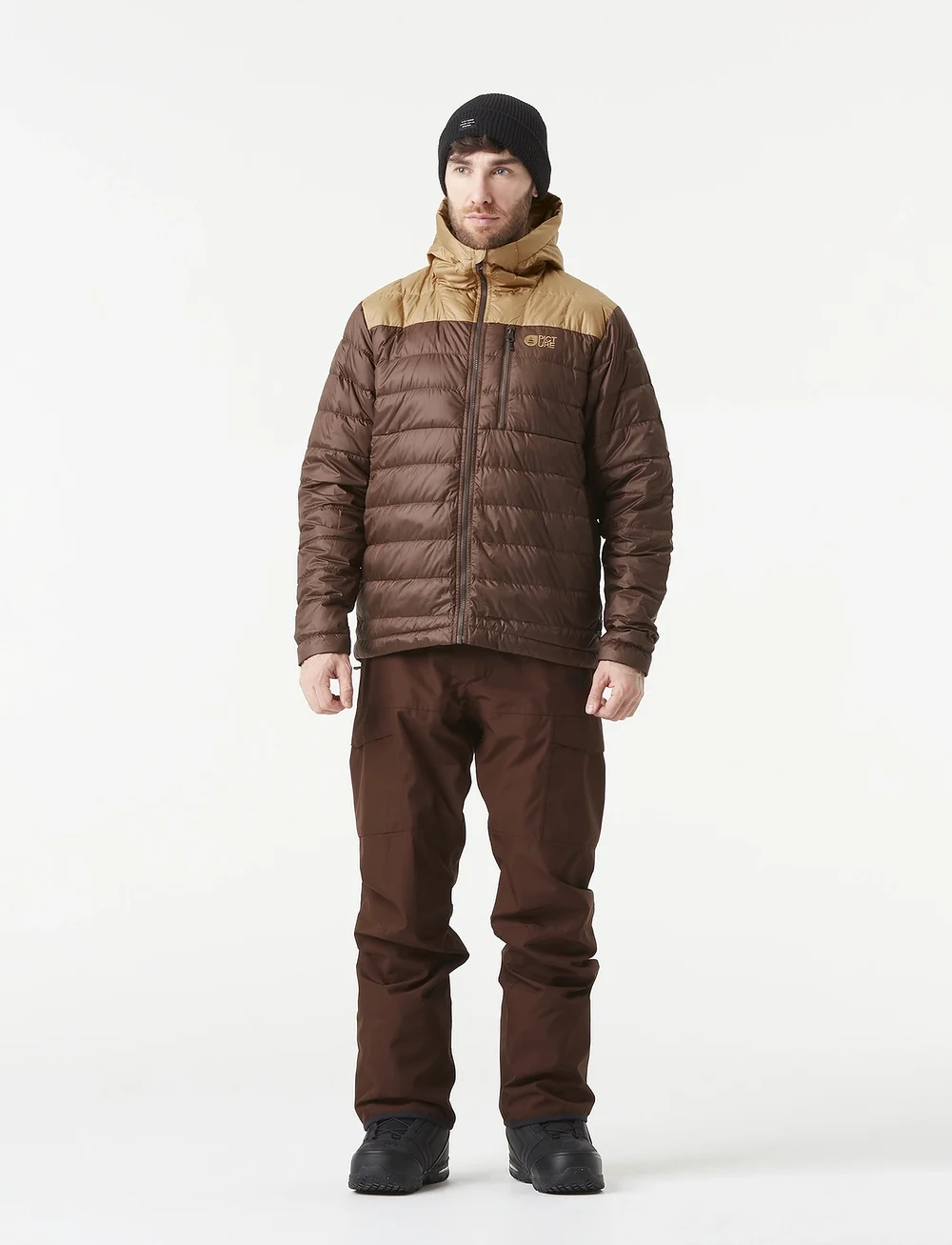 PICTURE ORGANIC CLOTHING - MID PUFF DOWN JKT - outdoor jacken - brown sugar chicory cof - 3