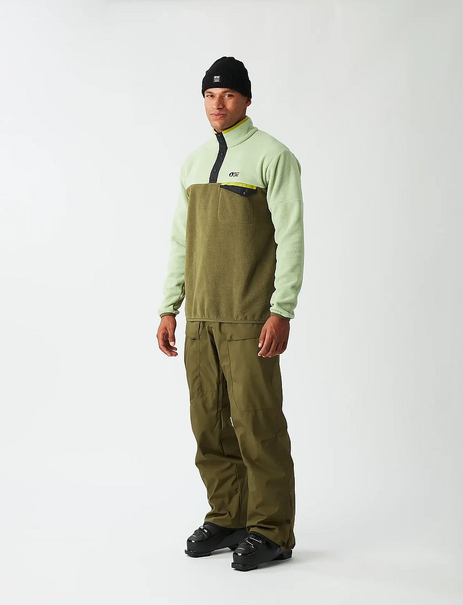 PICTURE ORGANIC CLOTHING - ARCCA M 1/4 FLEECE - polaires et couches intermédiaires - a tobacco - 4