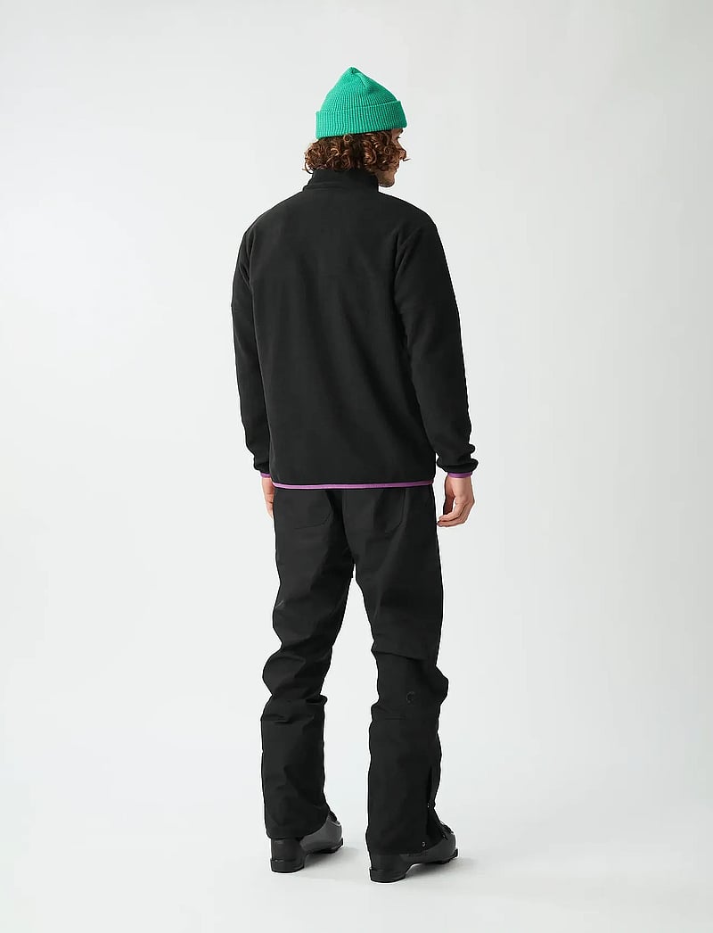 PICTURE ORGANIC CLOTHING - ARCCA M 1/4 FLEECE - polary i odzież ocieplająca - b black - 3