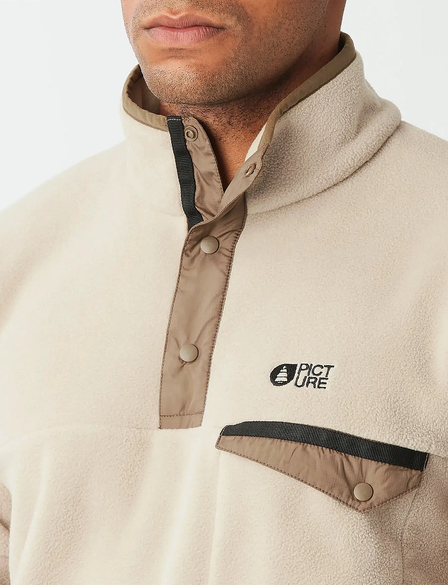 PICTURE ORGANIC CLOTHING - ARCCA M 1/4 FLEECE - polary i odzież ocieplająca - d pure cashmere - 5