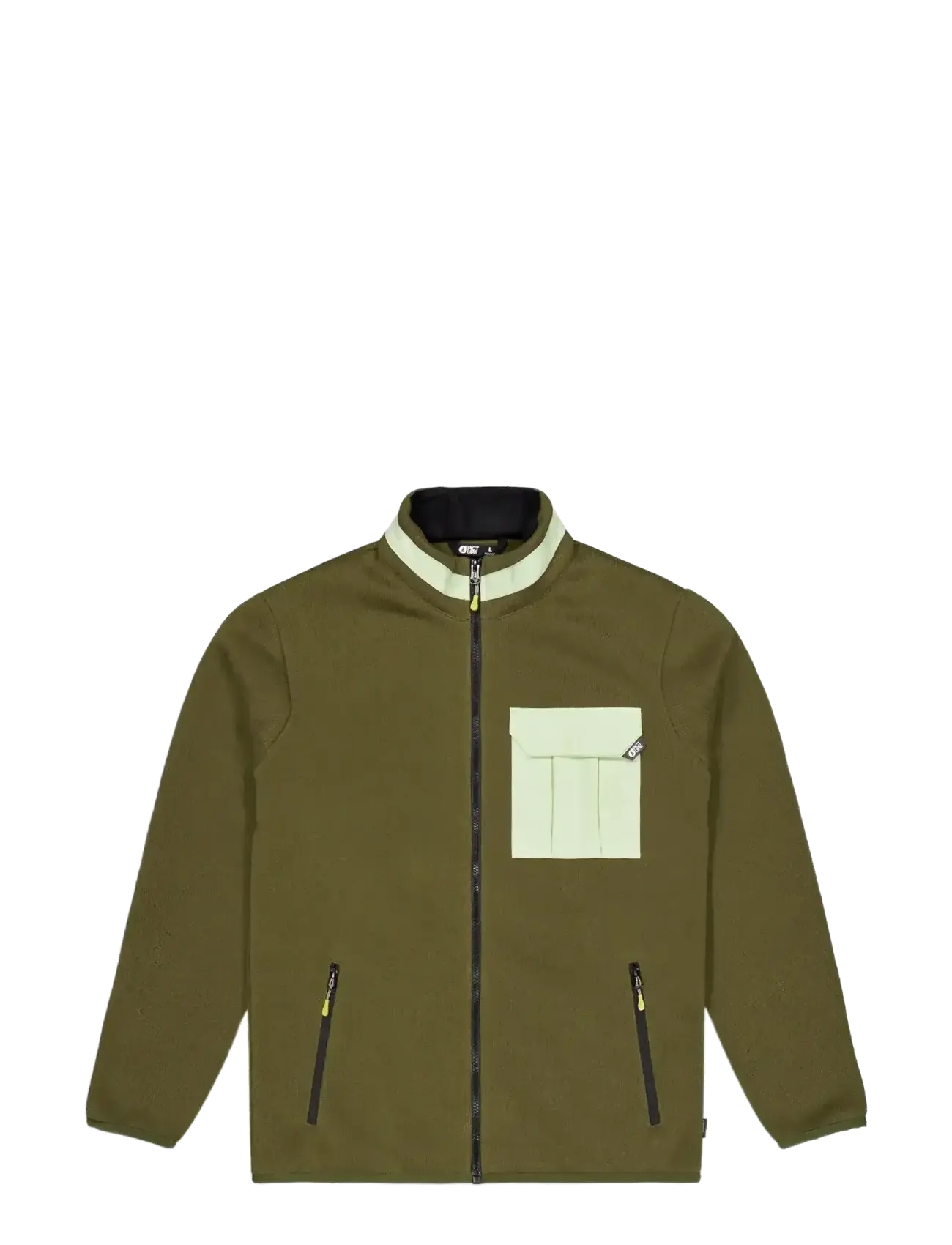 PICTURE ORGANIC CLOTHING DAUWY FZ FLEECE - Fleece-Pullover - A TOBACCO / green
