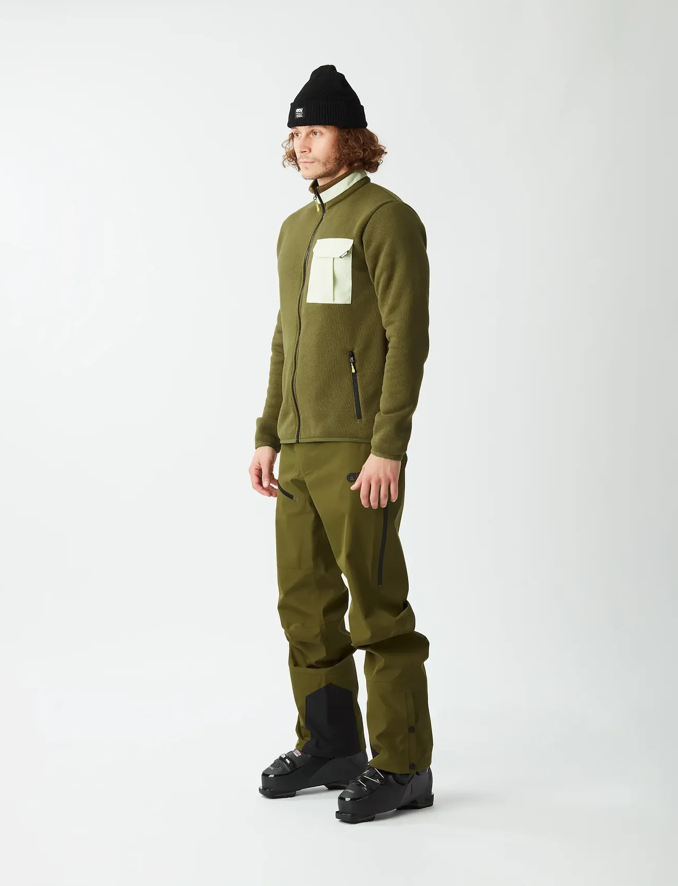 PICTURE ORGANIC CLOTHING - DAUWY FZ FLEECE - polaires et couches intermédiaires - a tobacco - 4
