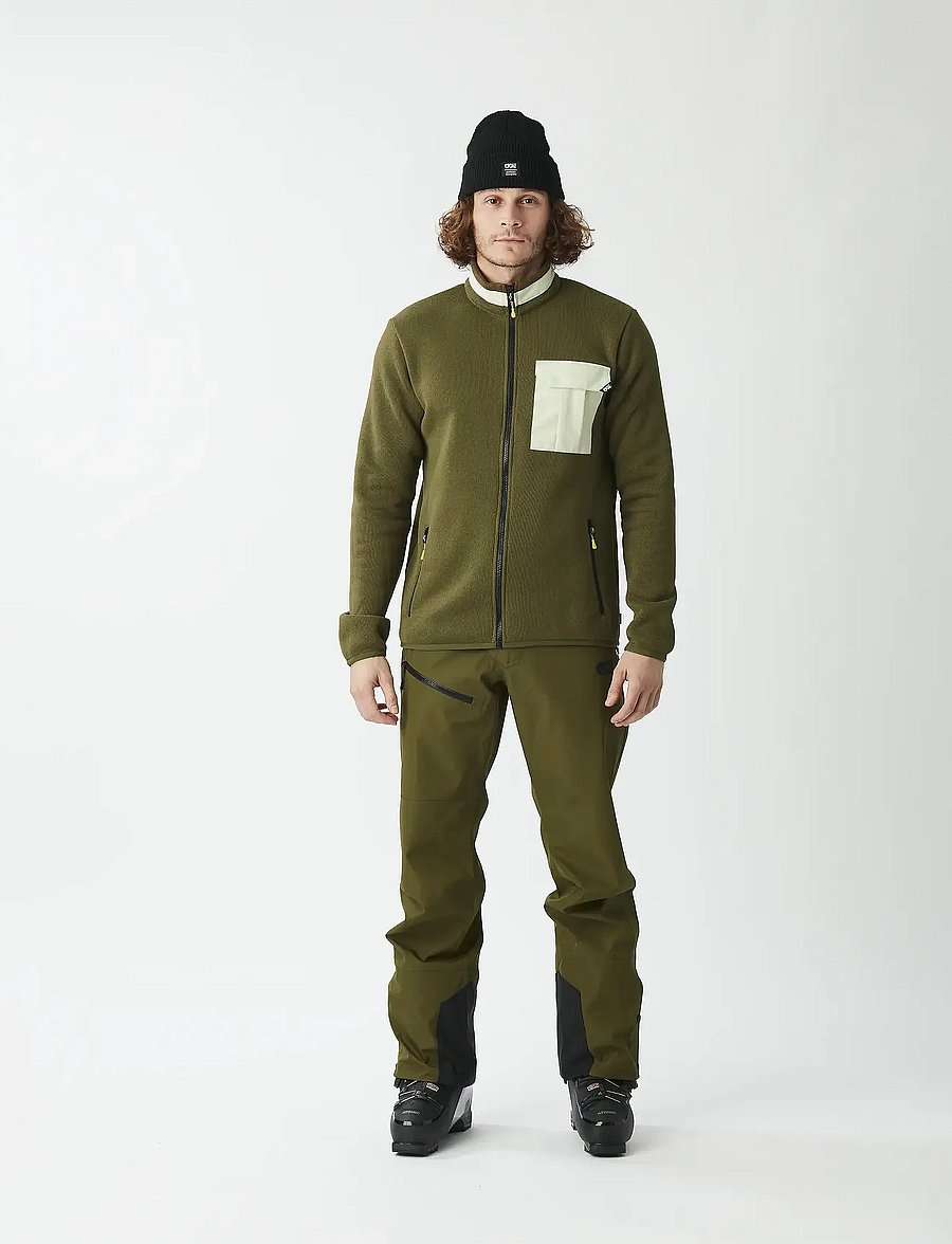 PICTURE ORGANIC CLOTHING - DAUWY FZ FLEECE - polaires et couches intermédiaires - a tobacco - 3