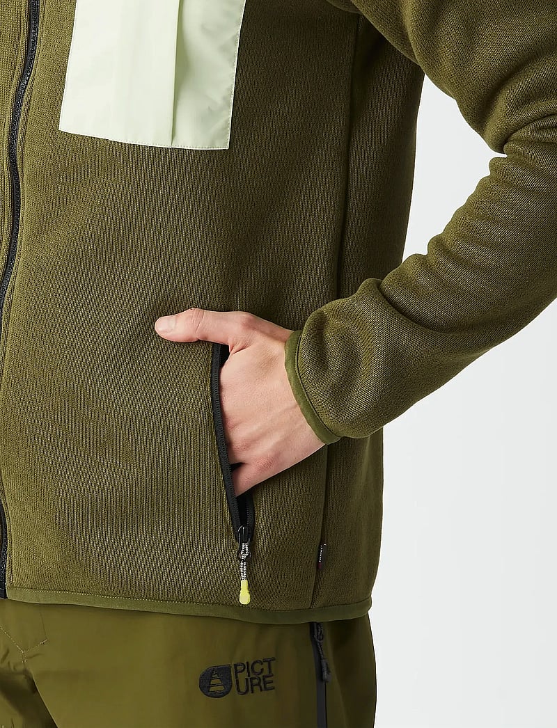 PICTURE ORGANIC CLOTHING - DAUWY FZ FLEECE - fleece & mellanlager - a tobacco - 5