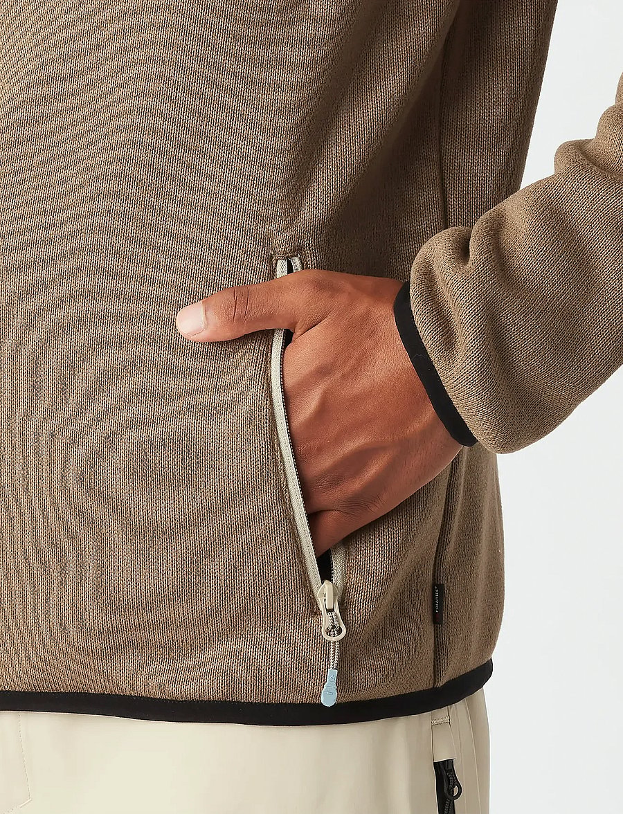 PICTURE ORGANIC CLOTHING - DAUWY FZ FLEECE - fleece og mellemlag - c shitake - 5