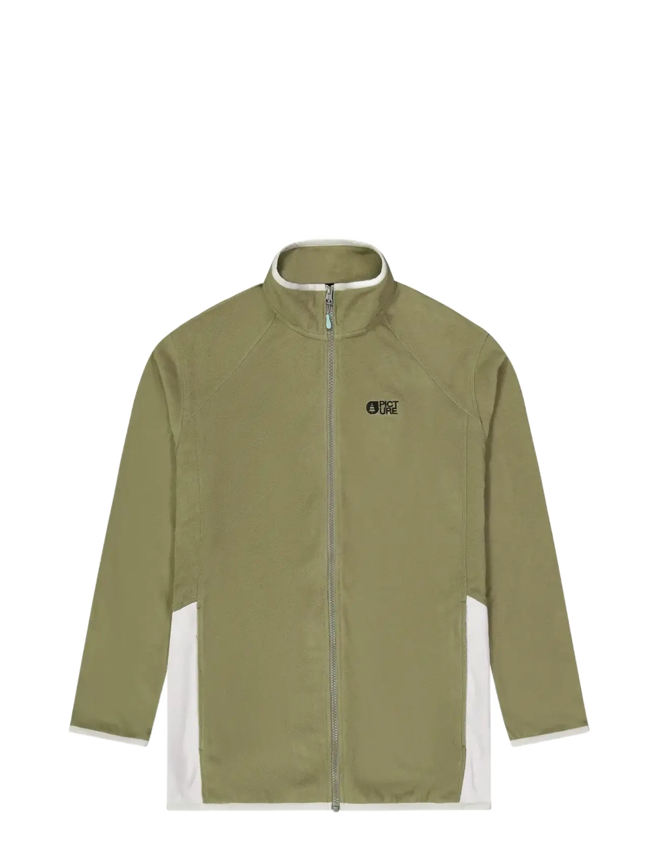 PICTURE ORGANIC CLOTHING INARIA M FZ FLEECE - Kleidung - A ALOE / white