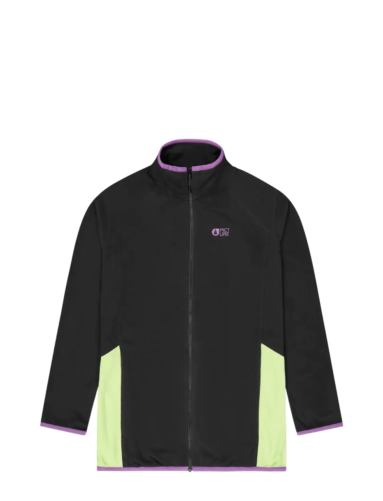 PICTURE ORGANIC CLOTHING INARIA M FZ FLEECE - Vis alt - B BLACK / black