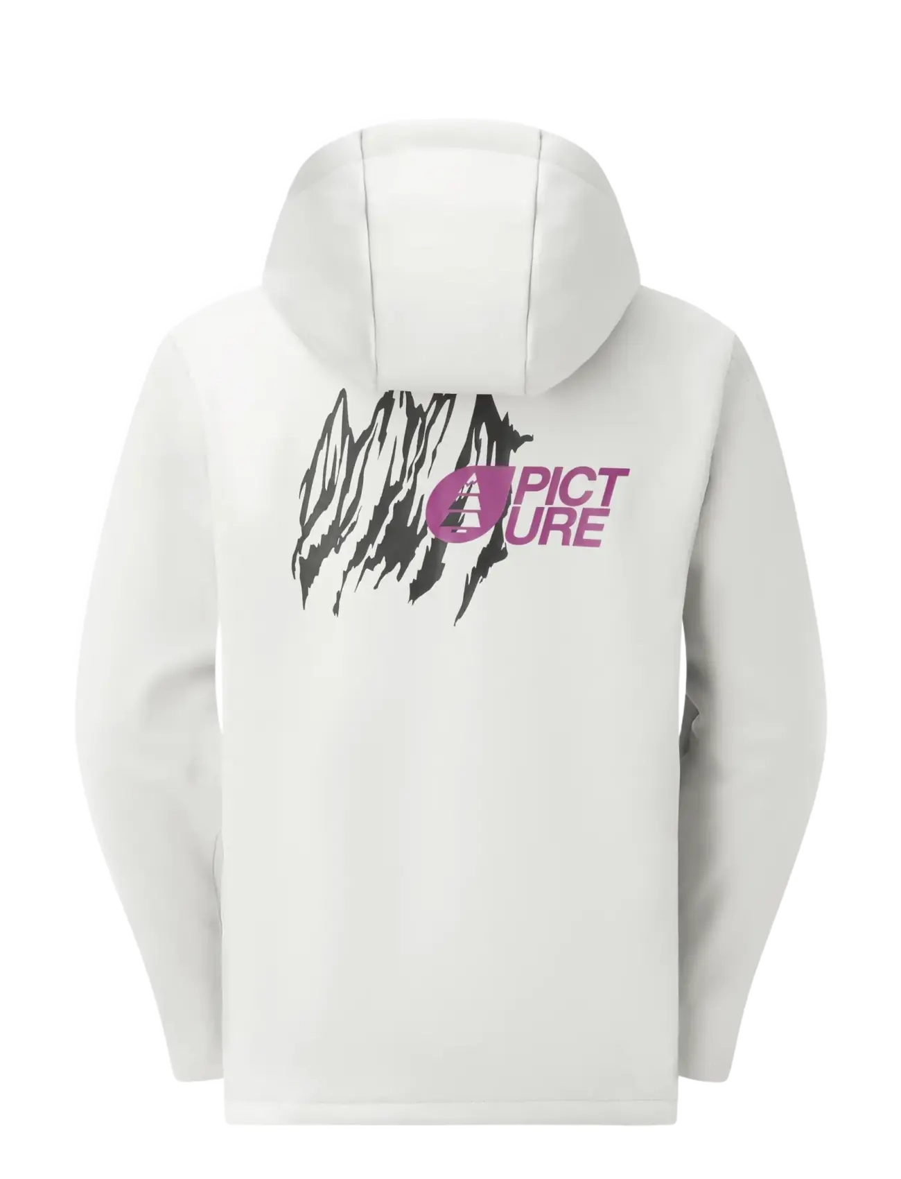 PICTURE ORGANIC CLOTHING - PARK ZIP TECH HOODIE - huvtröjor - vapor grey - 2