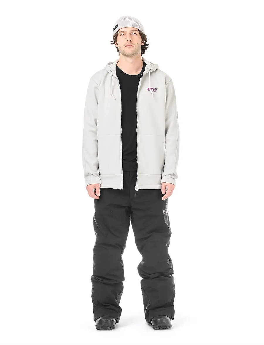 PICTURE ORGANIC CLOTHING - PARK ZIP TECH HOODIE - huvtröjor - vapor grey - 0