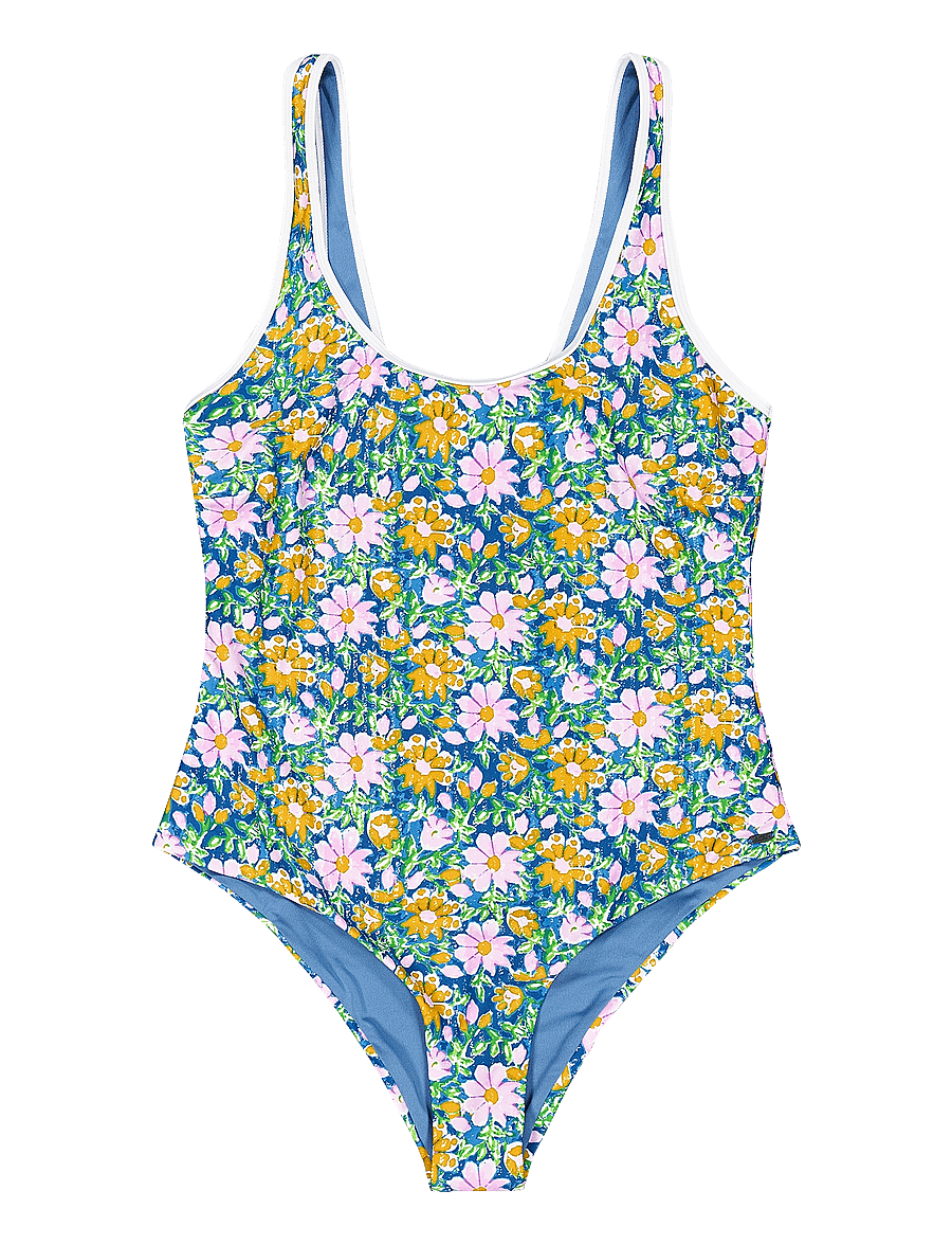 PICTURE ORGANIC CLOTHING - NANOE PRINTED SWIMSUIT - kostiumy kąpielowe - a myosotis print - 1