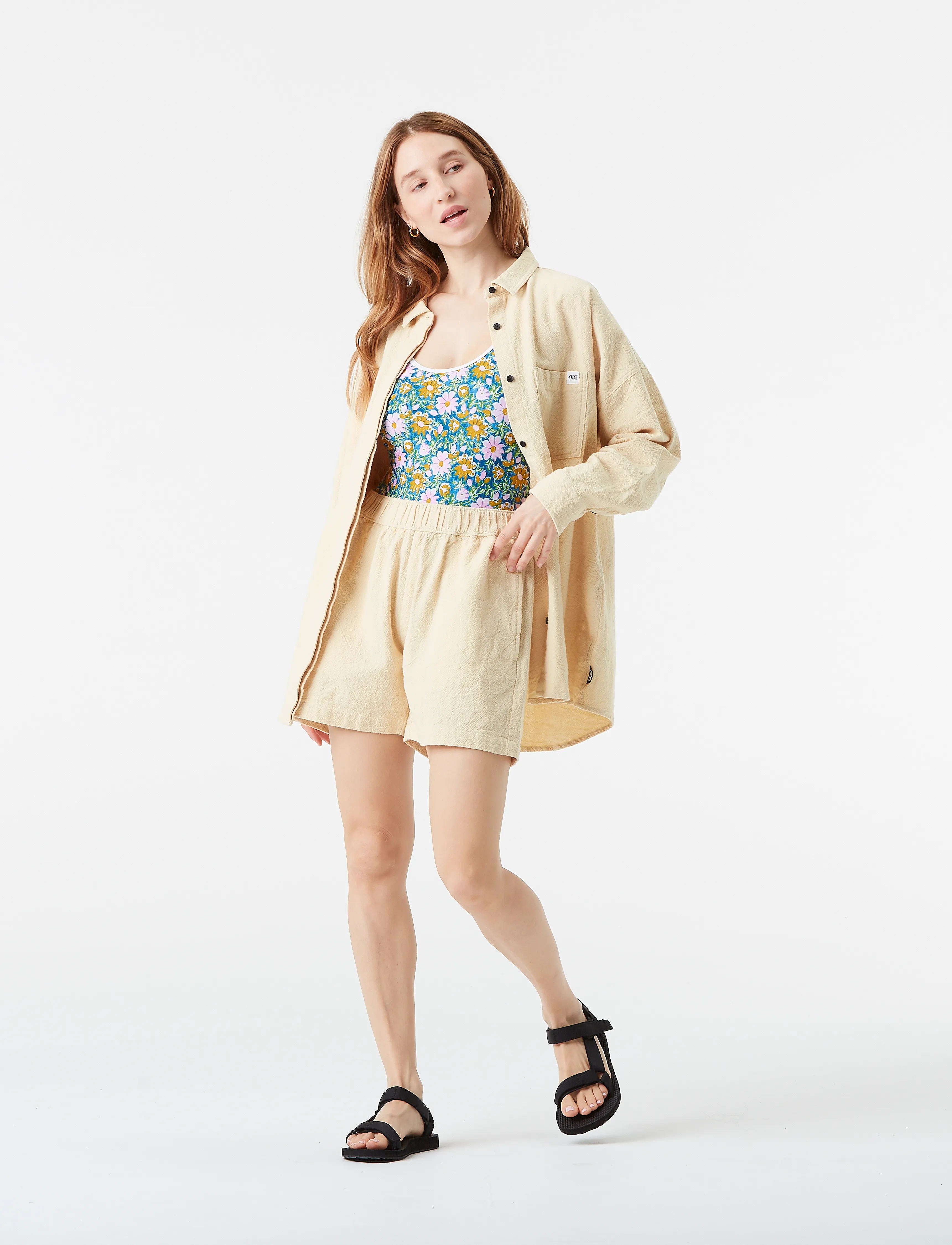 PICTURE ORGANIC CLOTHING - NANOE PRINTED SWIMSUIT - kostiumy kąpielowe - a myosotis print - 5