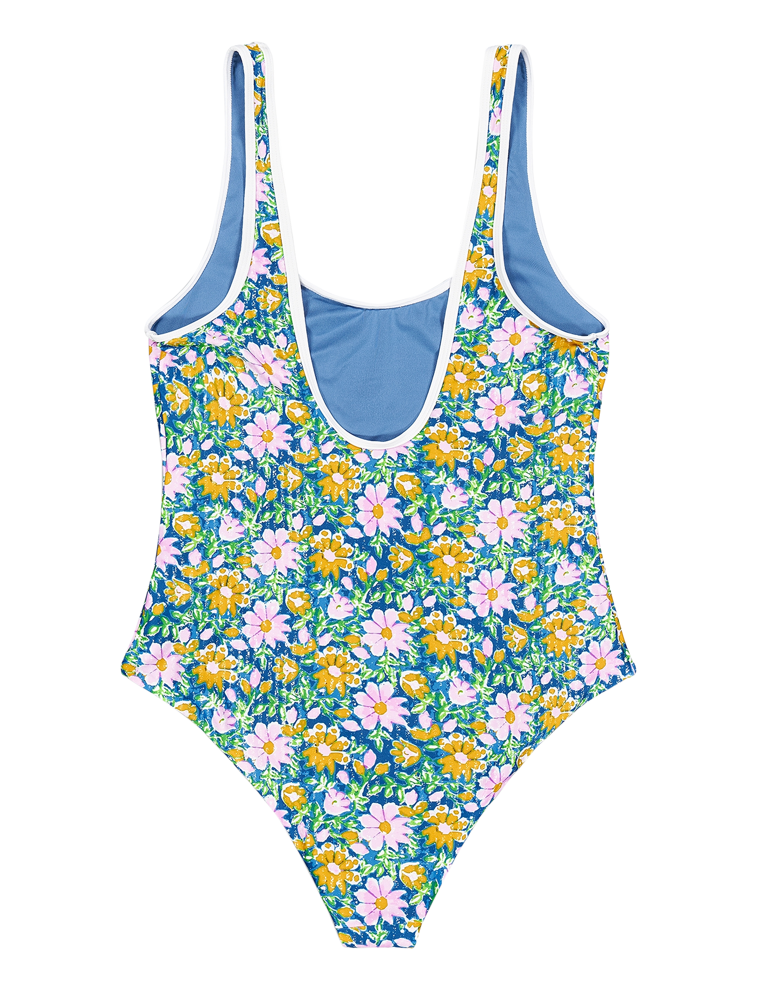 PICTURE ORGANIC CLOTHING - NANOE PRINTED SWIMSUIT - kostiumy kąpielowe - a myosotis print - 2