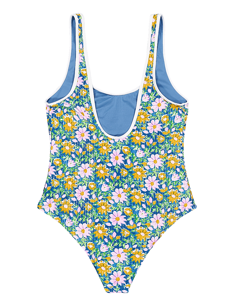 PICTURE ORGANIC CLOTHING - NANOE PRINTED SWIMSUIT - kostiumy kąpielowe - a myosotis print - 2