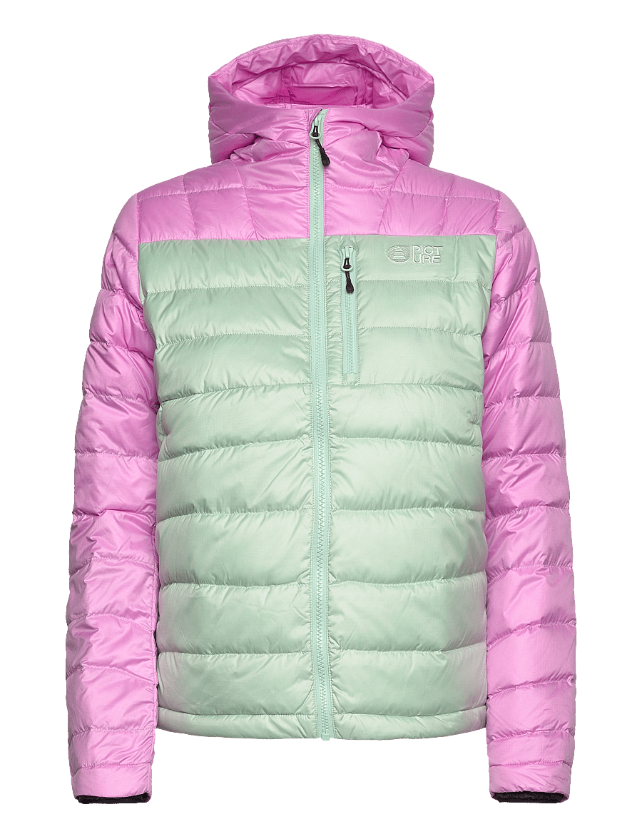 PICTURE ORGANIC CLOTHING - MID PUFF DOWN W JKT - pūkinės striukės - silt green orchid - 1