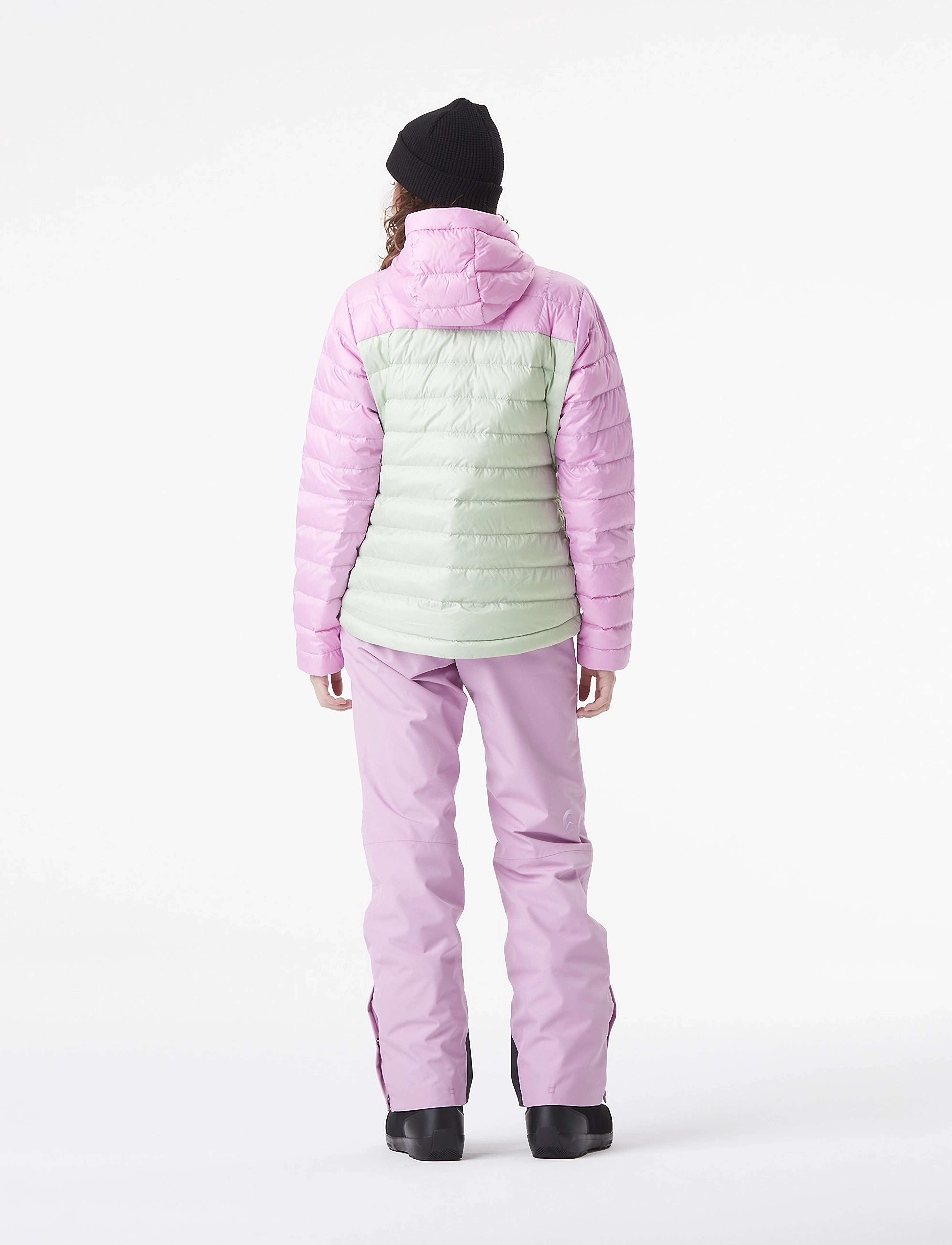 PICTURE ORGANIC CLOTHING - MID PUFF DOWN W JKT - pūkinės striukės - silt green orchid - 4