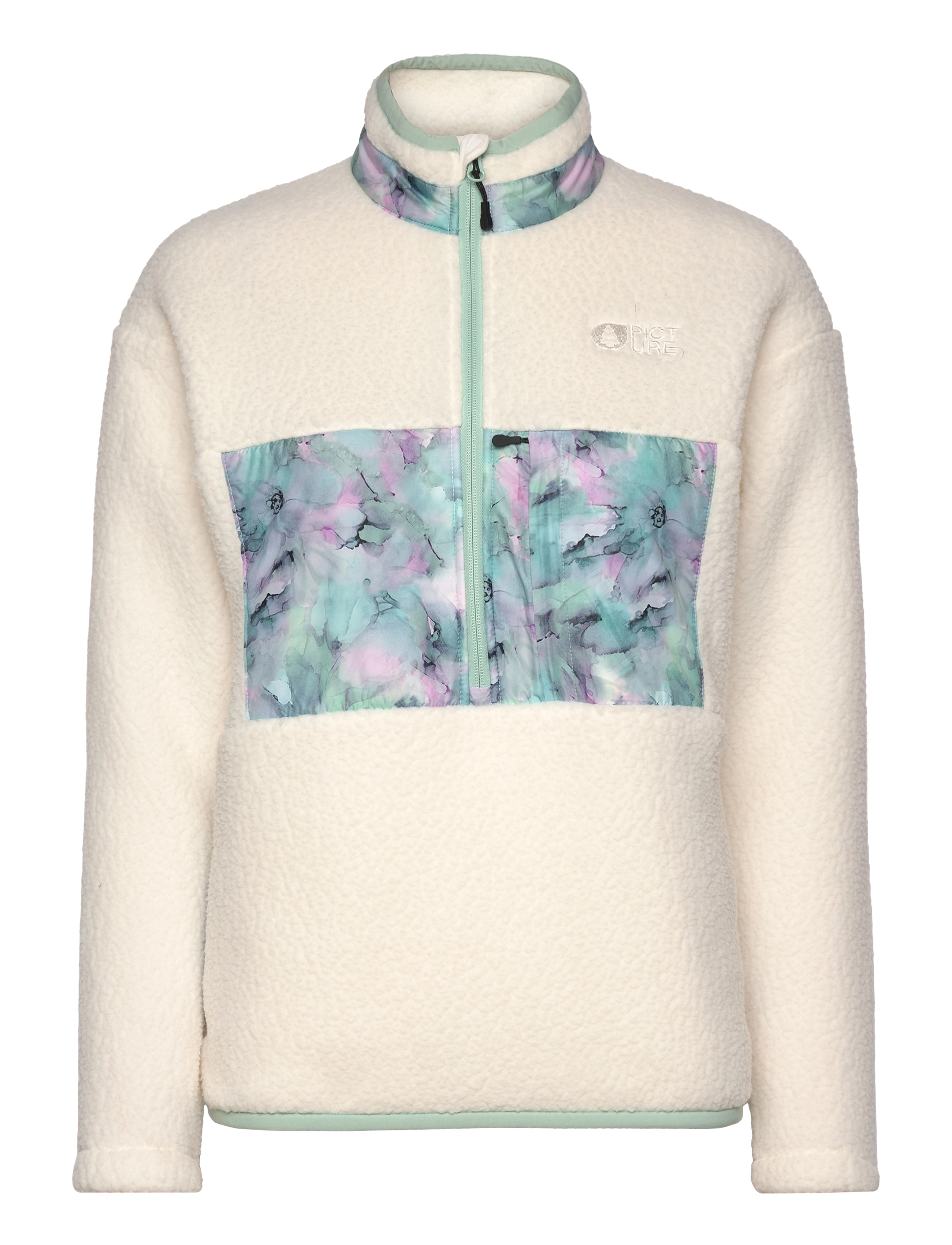 PICTURE ORGANIC CLOTHING NAATIL 1/4 FLEECE - Midlayer-jakker - LIGHT MILK / beige