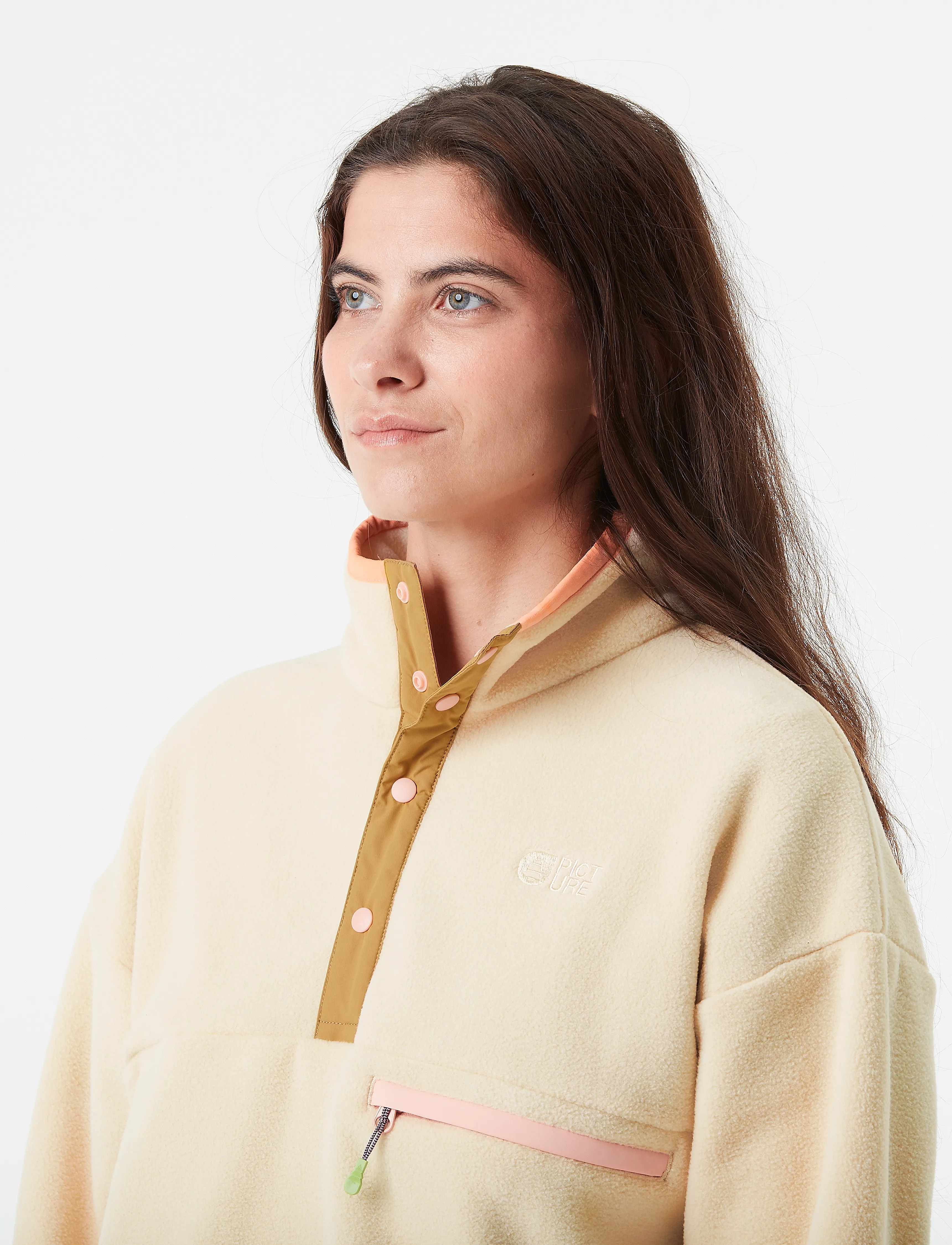 PICTURE ORGANIC CLOTHING - ARCCA W 1/4 FLEECE - overdele - a wood ash - 5