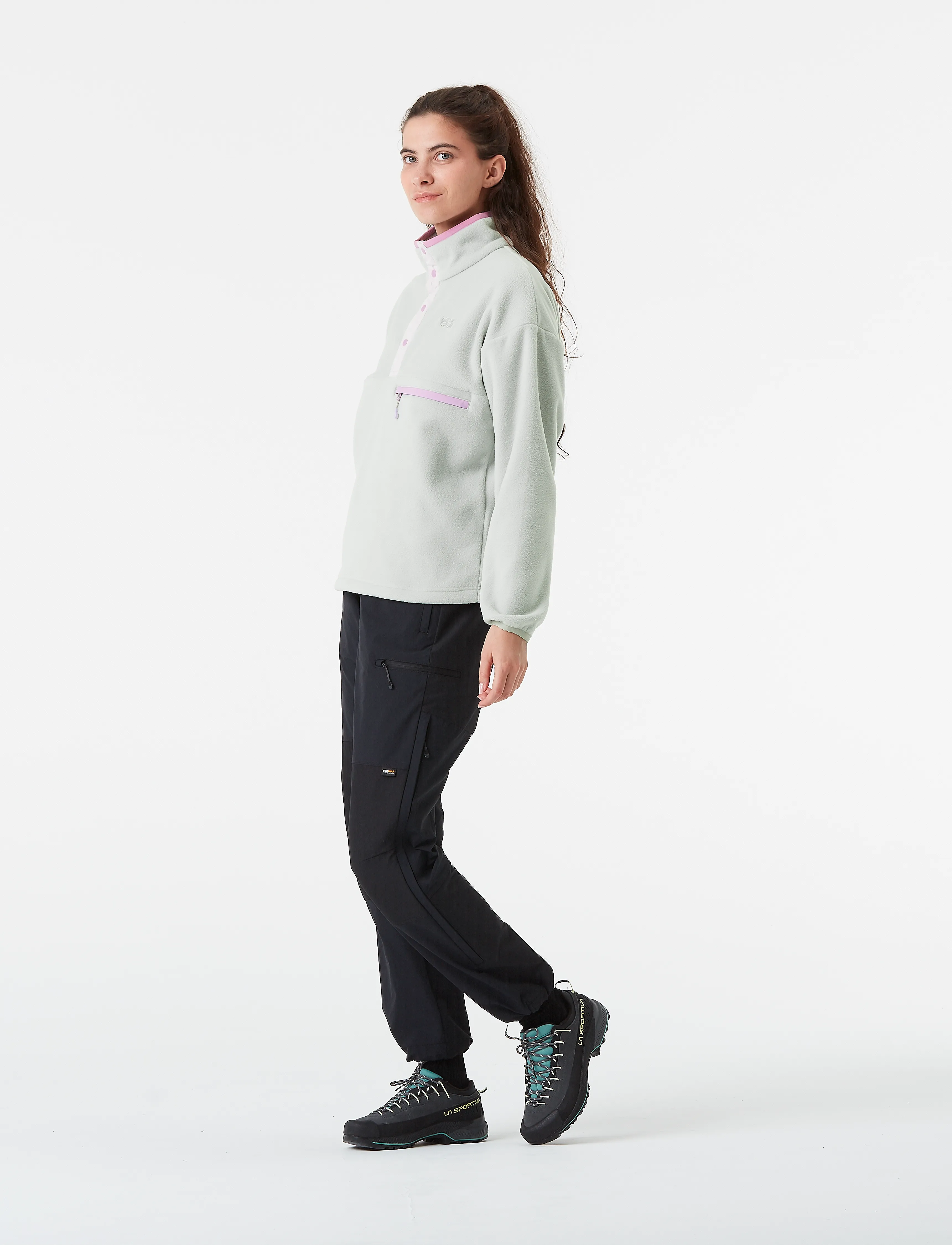 PICTURE ORGANIC CLOTHING Arcca W 1/4 Fleece, XL, Sport Clothing, Blau - Fleeces & Midlayers, Frauen