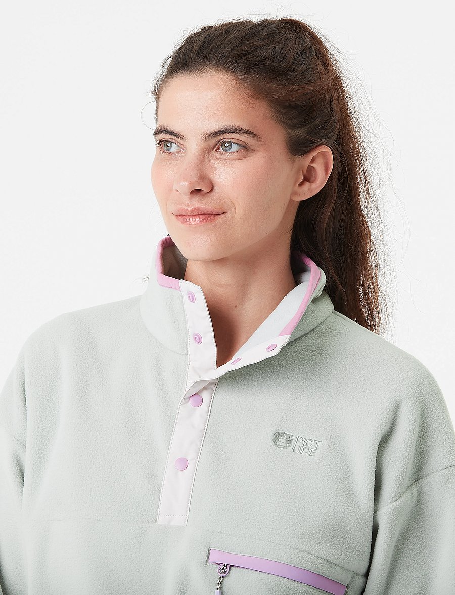 PICTURE ORGANIC CLOTHING - ARCCA W 1/4 FLEECE - hauts - b cloudy blue - 5