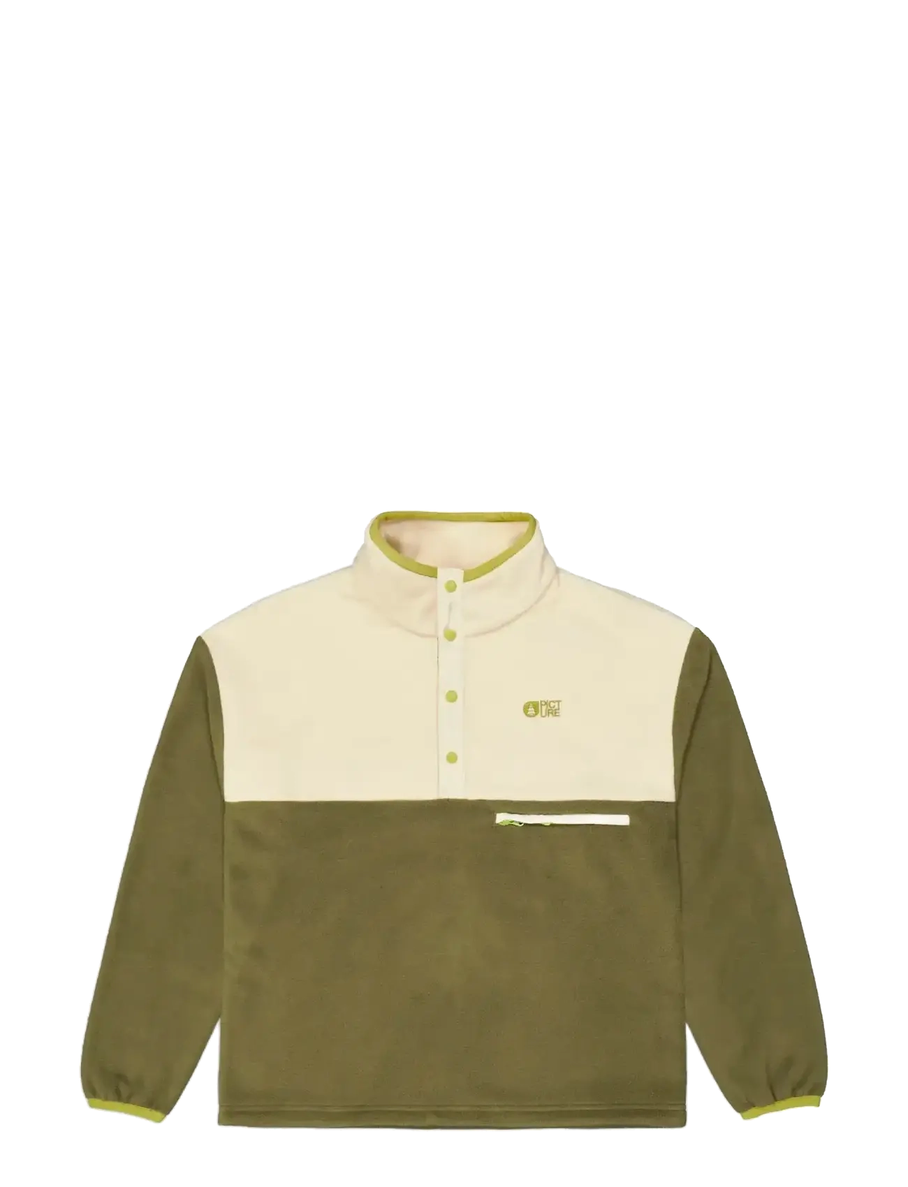 PICTURE ORGANIC CLOTHING ARCCA W 1/4 FLEECE - Tøj - A TOBACCO / khaki/green