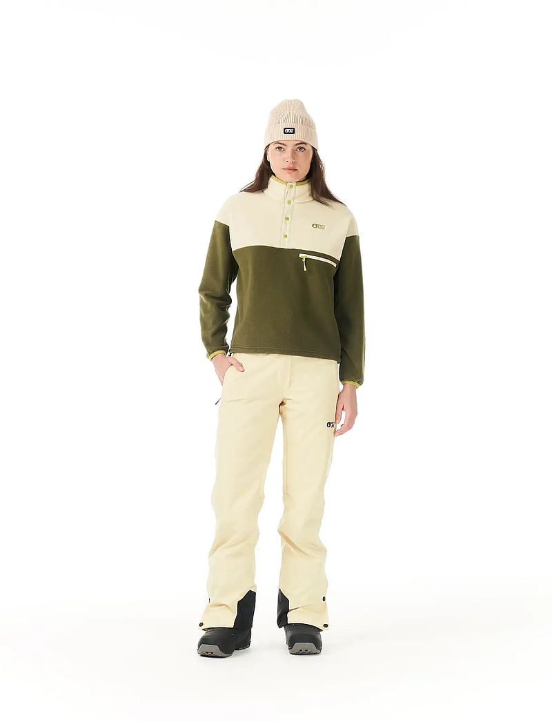 PICTURE ORGANIC CLOTHING - ARCCA W 1/4 FLEECE - kampsunid ja vahekihid - a tobacco - 0