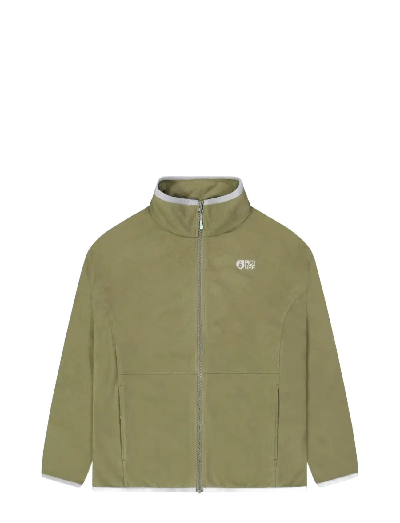 PICTURE ORGANIC CLOTHING Inaria W Fz Fleece, S, Khaki green, Sport Jackets > Sport Outdoor Jackets, Dame