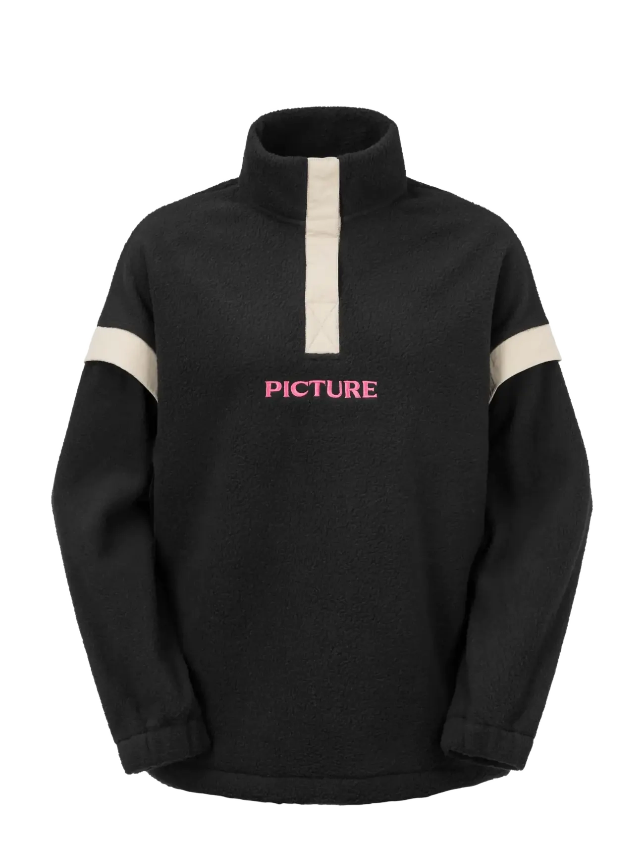 PICTURE ORGANIC CLOTHING VELORA 1/4 FLEECE - PICTURE ORGANIC CLOTHING - BLACK / black