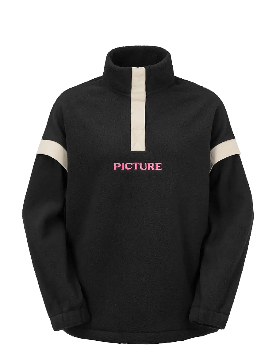 PICTURE ORGANIC CLOTHING - VELORA 1/4 FLEECE - black - 1
