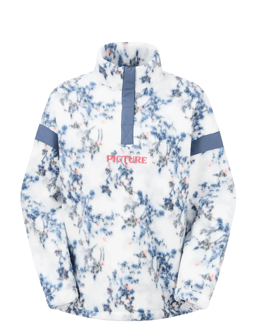 PICTURE ORGANIC CLOTHING - VELORA PRINTED 1/4 FLEECE - schrubby print - 1