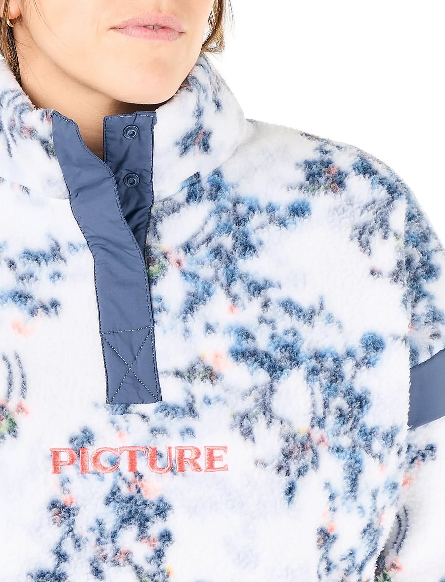 PICTURE ORGANIC CLOTHING - VELORA PRINTED 1/4 FLEECE - schrubby print - 3
