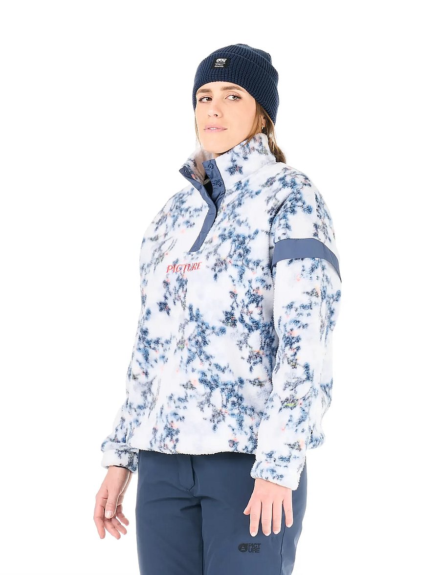 PICTURE ORGANIC CLOTHING - VELORA PRINTED 1/4 FLEECE - schrubby print - 4