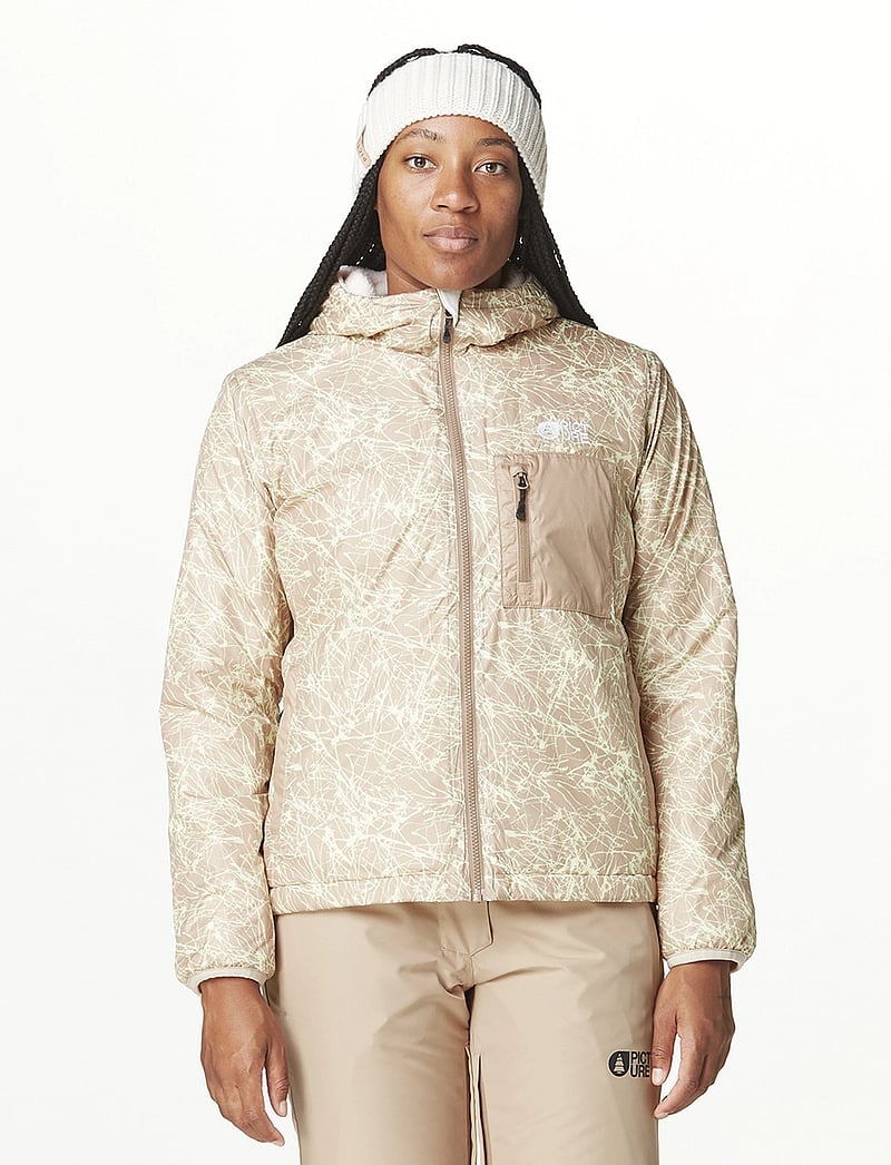 PICTURE ORGANIC CLOTHING - POSY PRINTED JKT - kurtki outdoorowe - textury print - 0