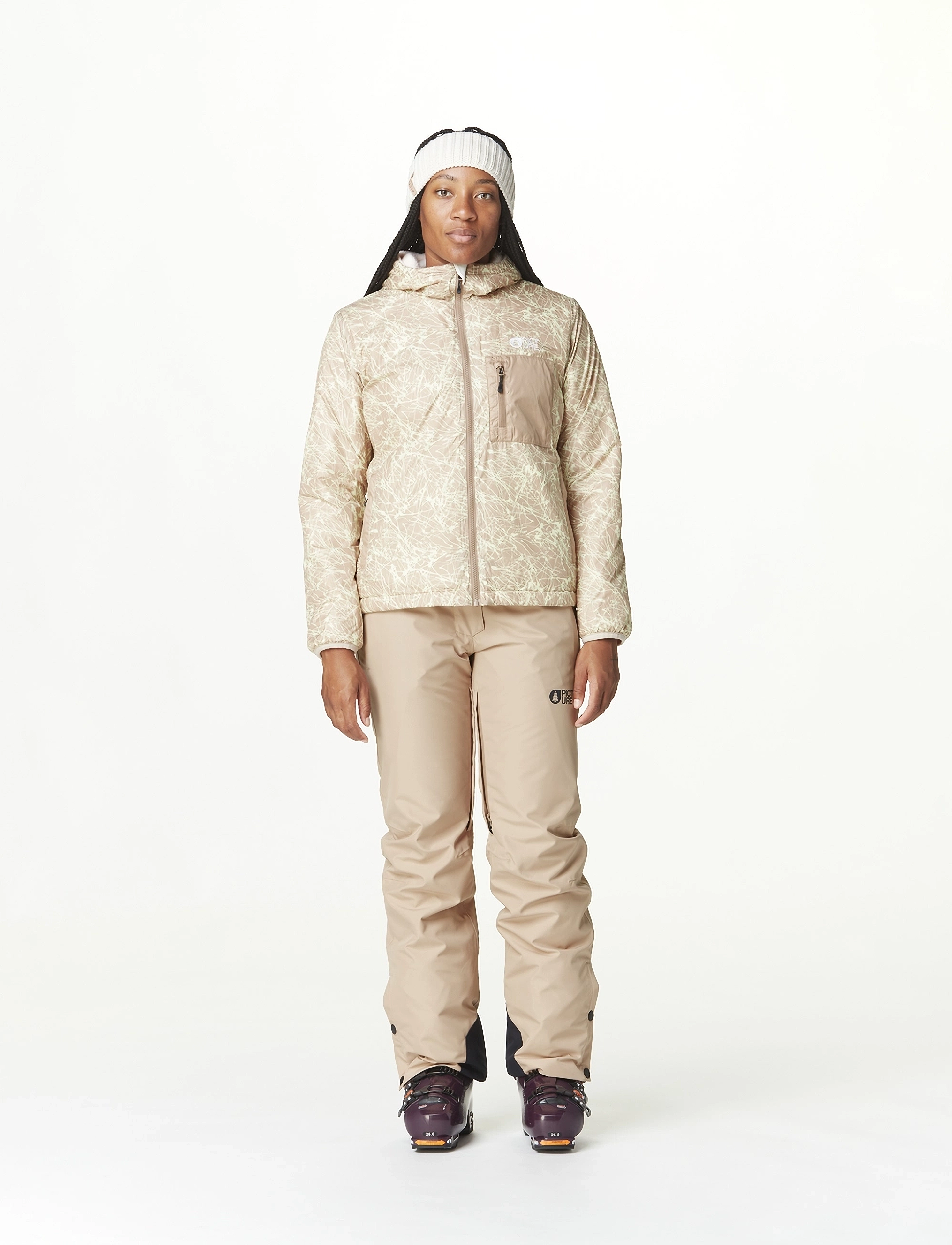 PICTURE ORGANIC CLOTHING - POSY PRINTED JKT - frilufts- & regnjakker - textury print - 5